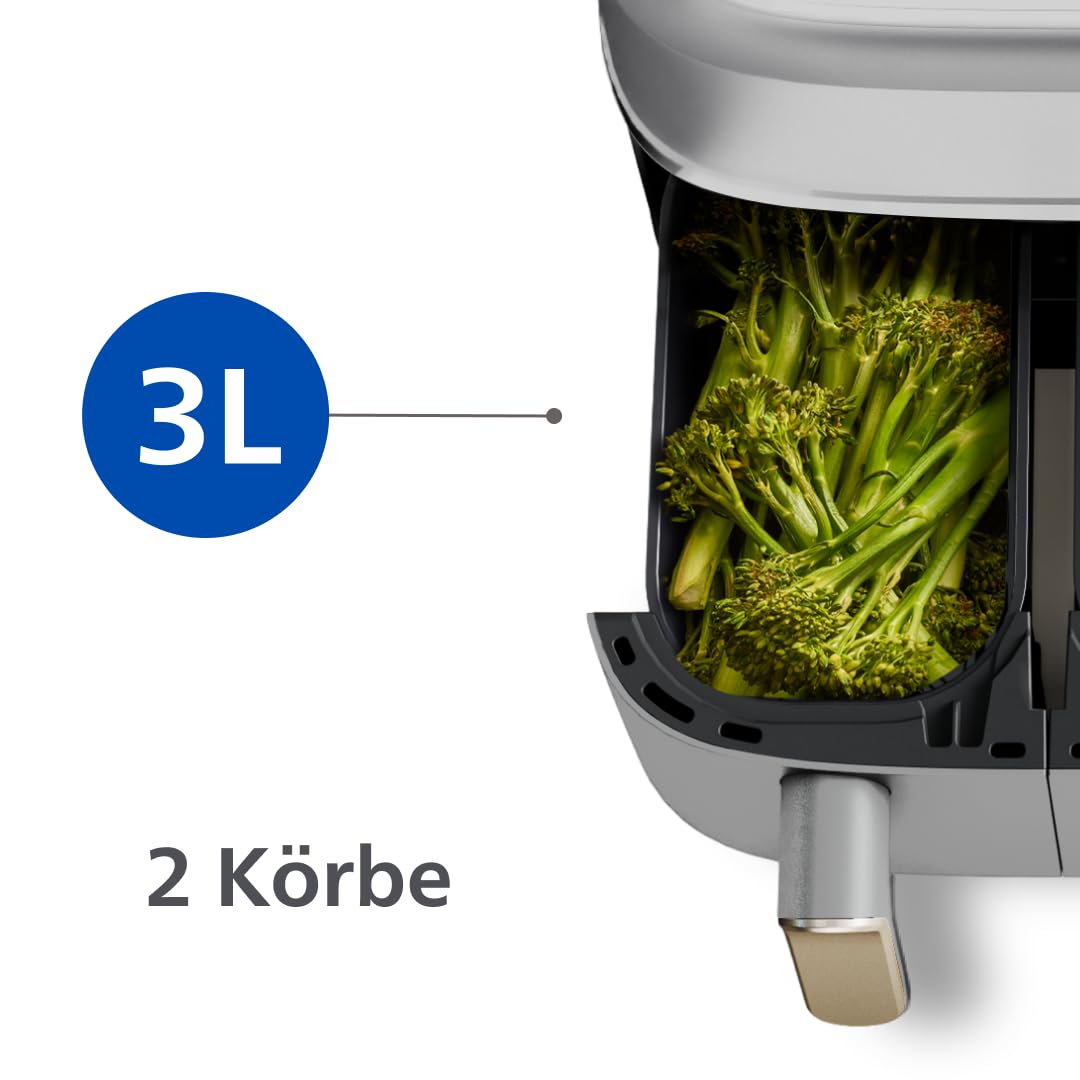 Philips Airfryer 3000 Series Dual Basket