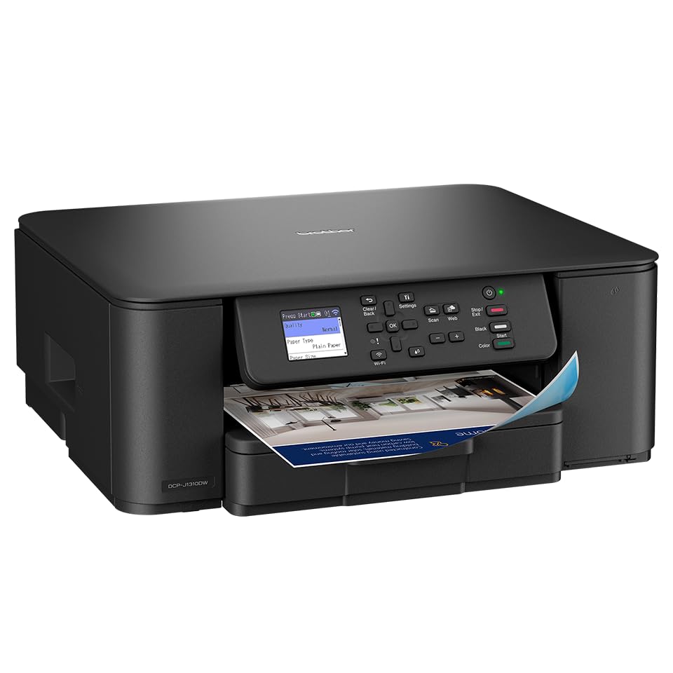 Brother DCP-J1313DW 3-in-1 Ink Multifunction Device, USB & WiFi, Automatic Duplex Printing, Exclusive to Amazon - DCPJ1313DWRE1