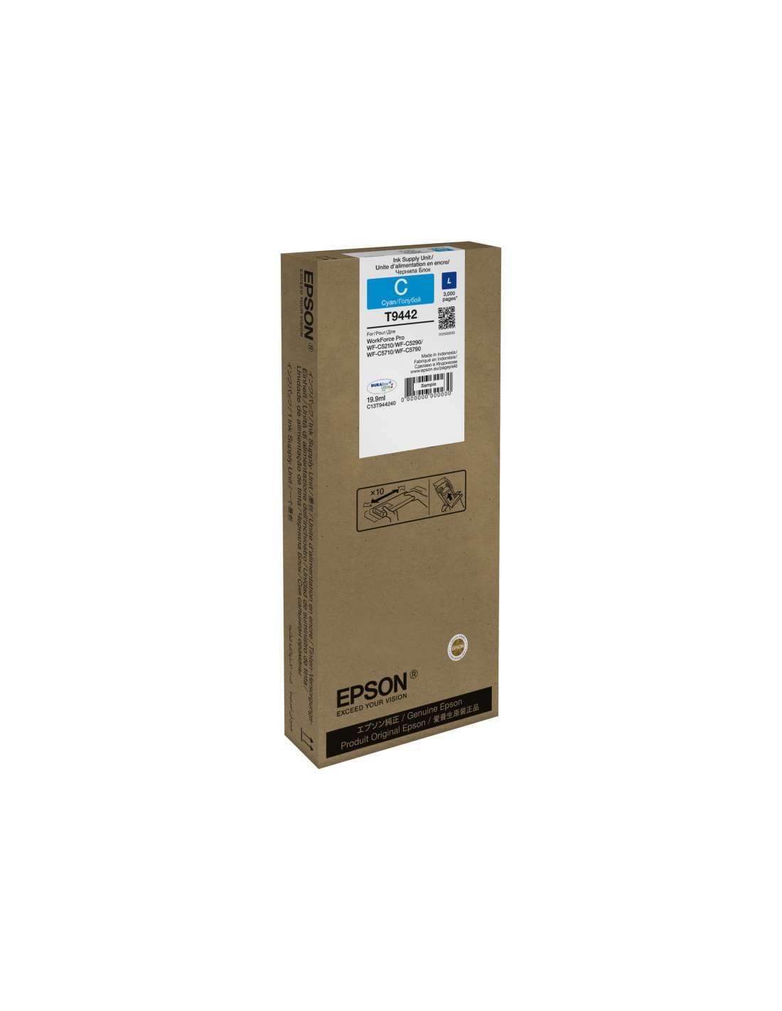 Epson C13T944240 Original Ink Cartridge 1 Pack, Universal Size, cyan