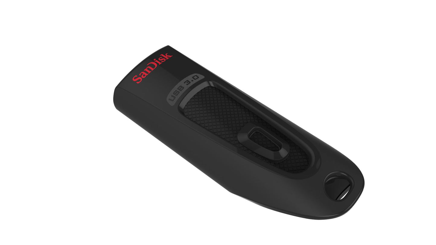 SanDisk Ultra USB 3.0 Flash Drive 128GB (SecureAccess Software, Password Protection, Transfer Speeds up to 130MB/s) Black (Pack of 2) - SDCZ48-128G-U46