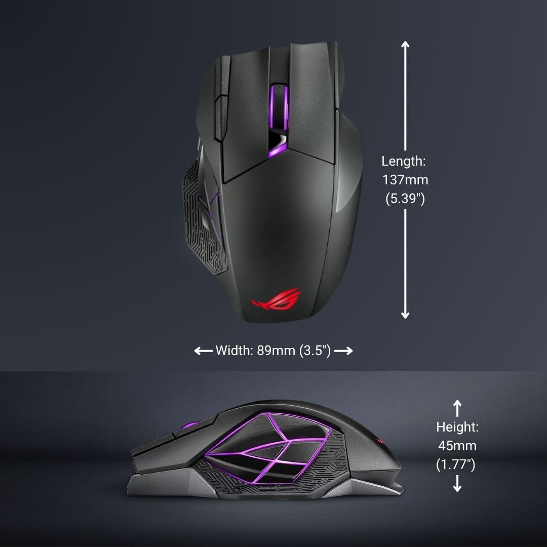 ASUS ROG Spatha X Gaming Mouse (Wireless - P707