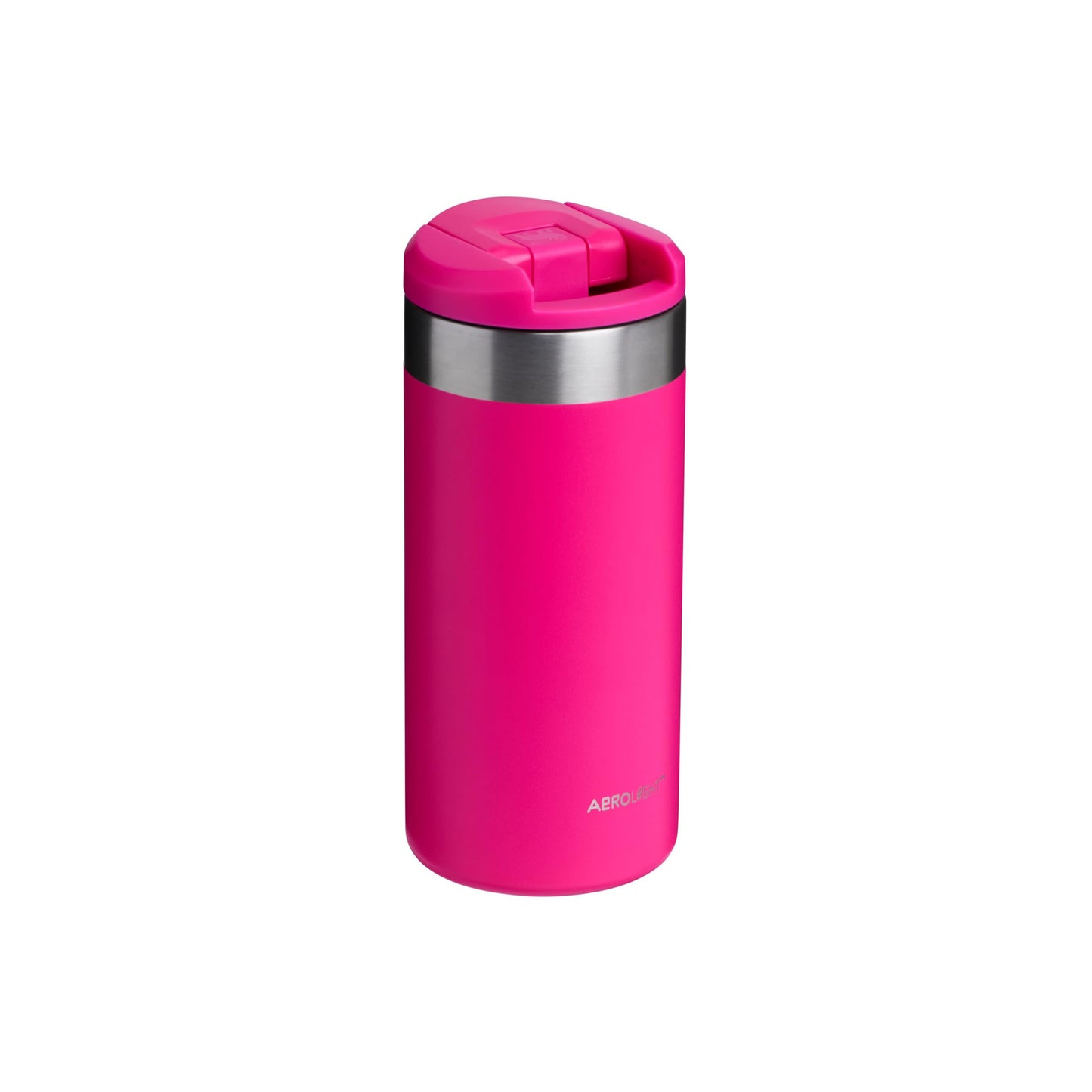 Stanley 1913 Aerolight Transit Thermo Mug 0.35L - Keeps Hot for 4 Hours - Dishwasher Safe - Coffee Mug To Go Leak-Proof - Compatible with Common Car Drink Holders - Thermos Flask - Pink - 100000004555