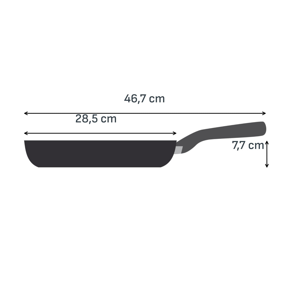 Tefal Reflect On Frying Pan 28 cm, ceramic non-stick coating - G0220632