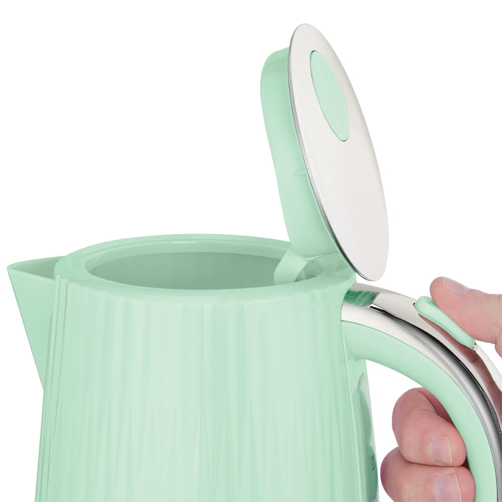 Russell Hobbs Kettle, 1.7 l, Pistachio, Stainless Steel Accents, 2400 Watts - 27364-70