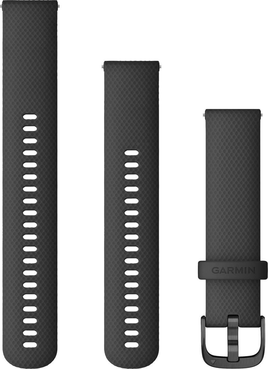 Brățară Garmin cu schimbare rapidă de 18mm, compatibilă cu anumite modele din seriile Forerunner, Venu, vivoactive și Legacy Hero, accesoriu original - 010-12932-11