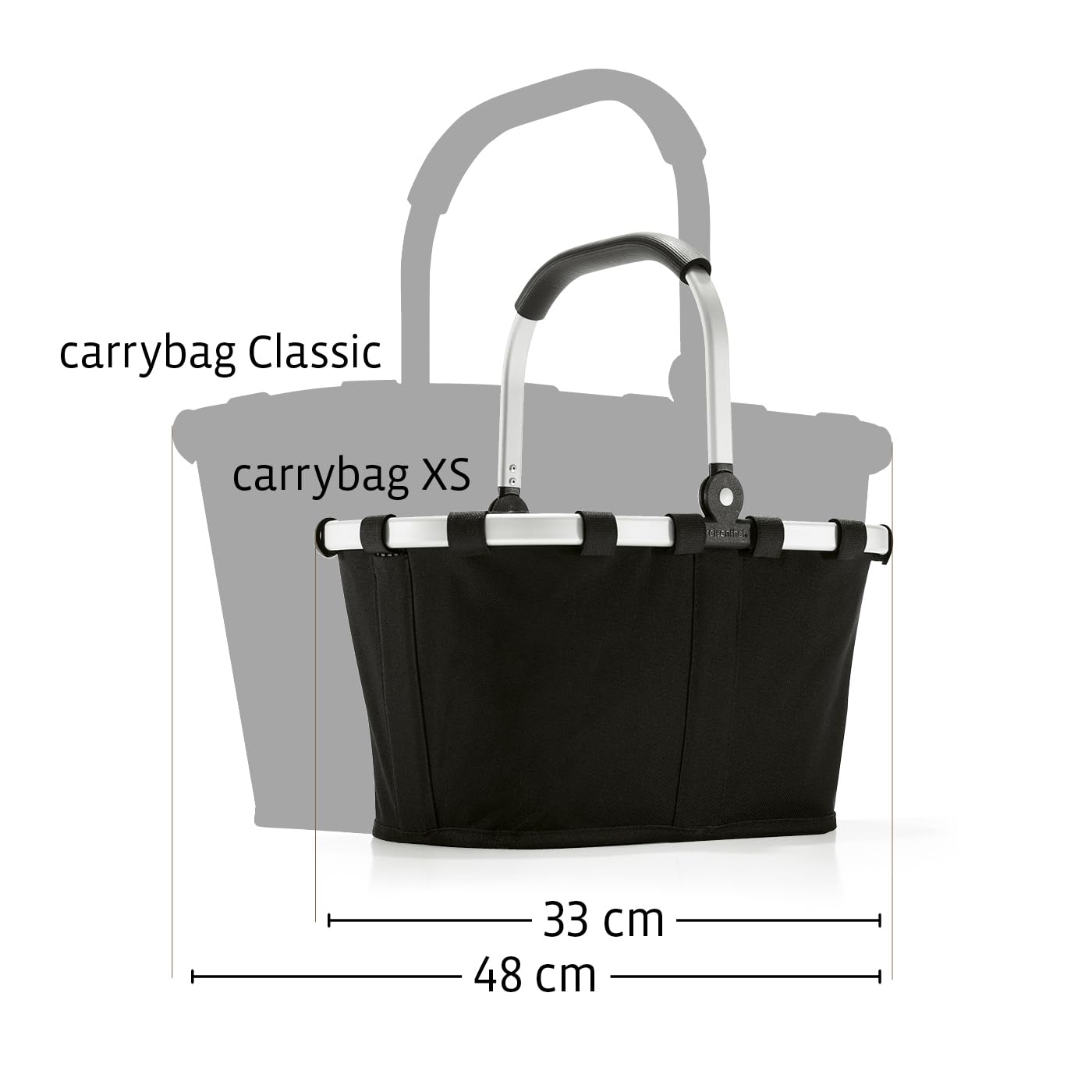 reisenthel carrybag XS teddy leo olive – sturdy shopping basket with practical inner pocket – elegant and water-repellent design - BN5055