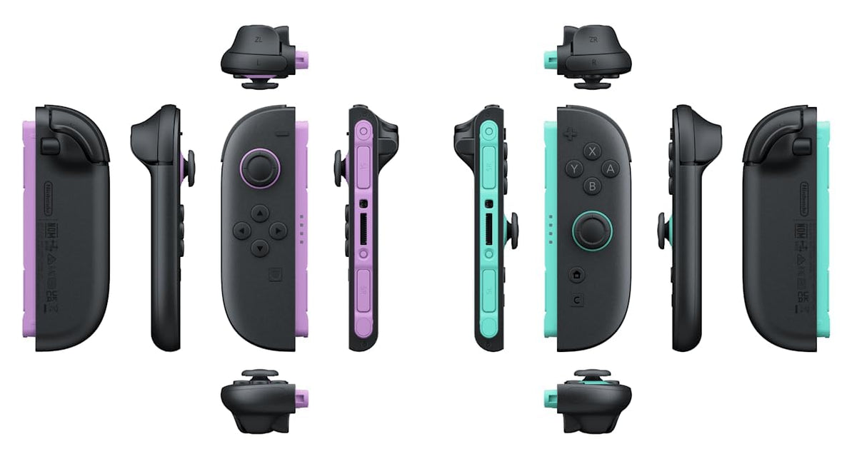 Nintendo Switch 2 Joy-Con 2 2er-Set (violet deschis/verde deschis) - 10019881