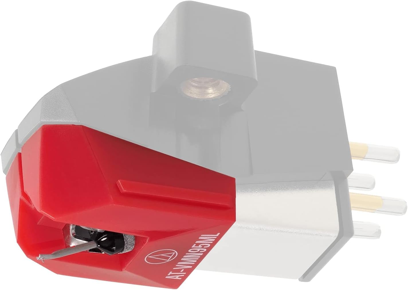 Audio-Technica AT-VMN95ML VM95 Series Microlinear Replacement Stylus (Red)