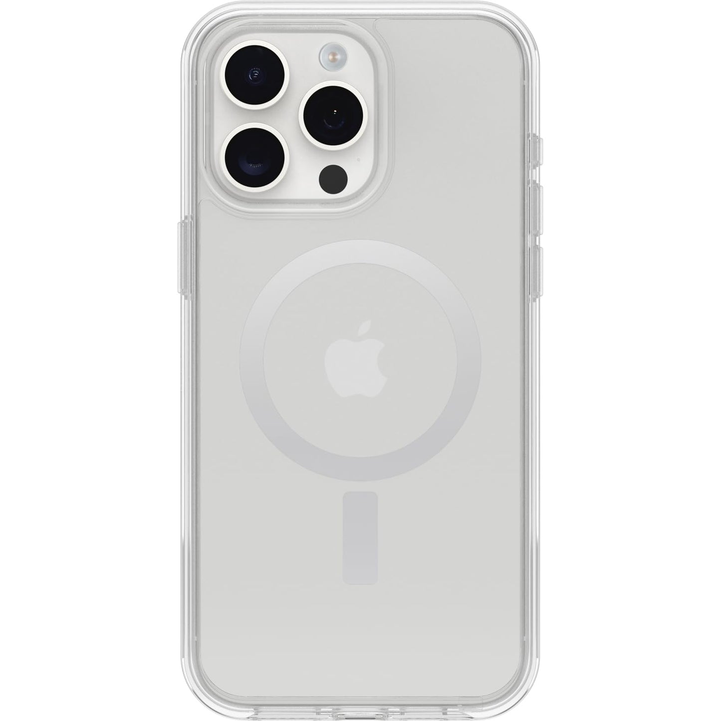 OtterBox Symmetry Clear for MagSafe Transparent Case for iPhone 15 Pro Max, Shockproof Drop Proof Protective Case, 3X Military Grade Tested, Transparent - 77-93081