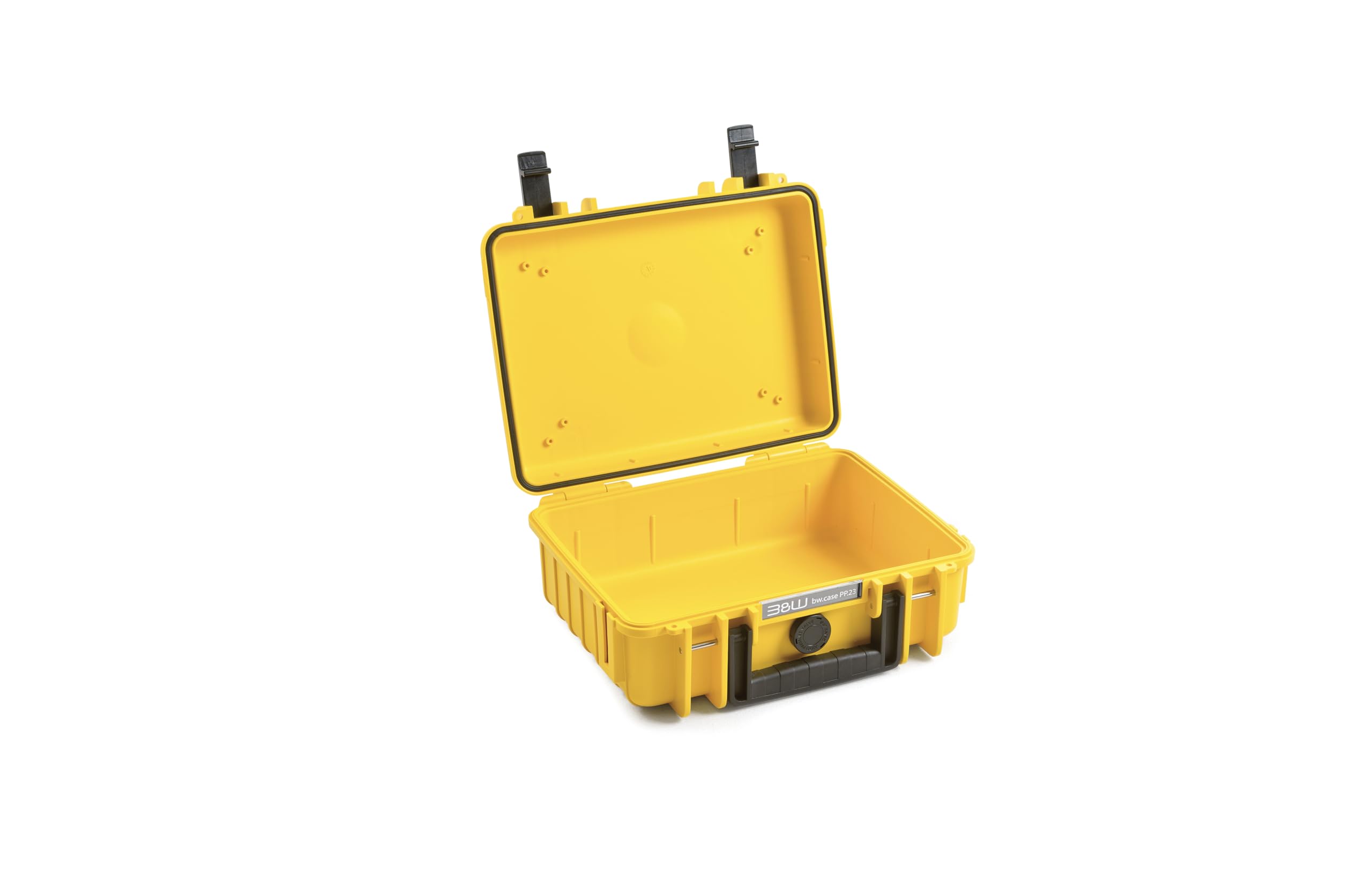 B&W International transport case Outdoor 500 (PP.23) yellow - empty case - waterproof (IP67), dustproof, impact-resistant, extremely robust - 500/Y