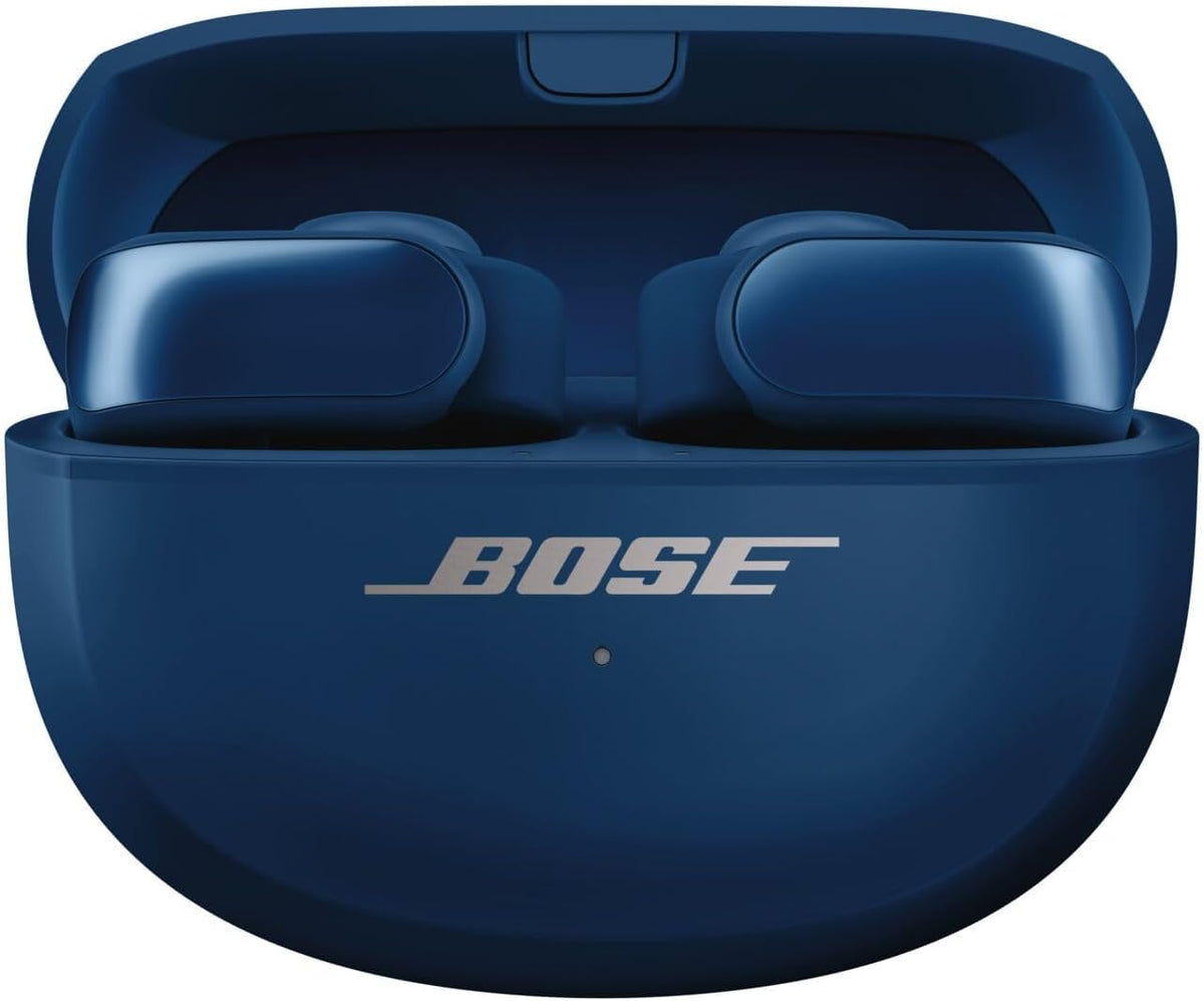 Bose Ultra Open Earbuds with Bluetooth and OpenAudio technology, Clip On headphones, wireless Open Ear earbuds, immersive audio, up to 48 hours battery life, Moon Blue - Limited Edition - 881046-0600