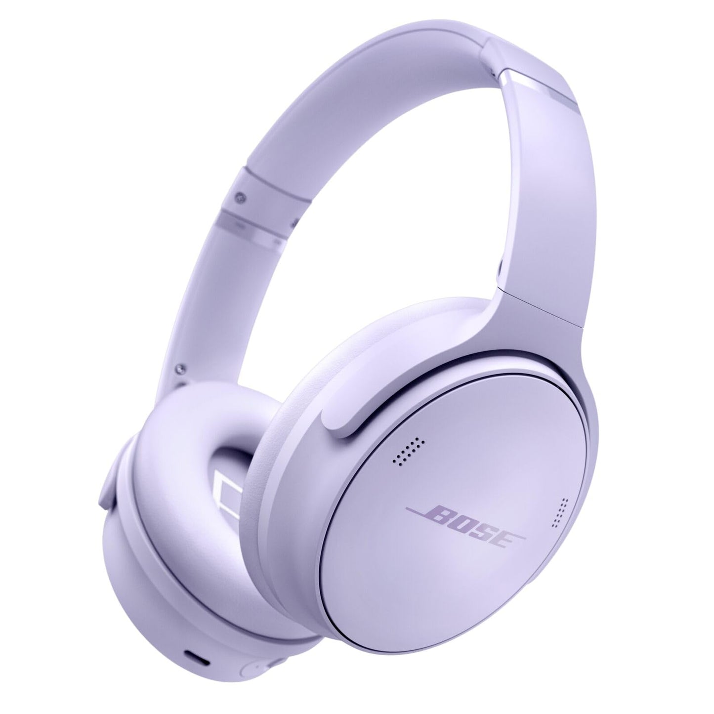 Bose QuietComfort wireless headphones with microphone and noise canceling, Bluetooth over-ear headphones with noise canceling, up to 24 hours of battery life, light lilac - Limited Edition - 884367-1200