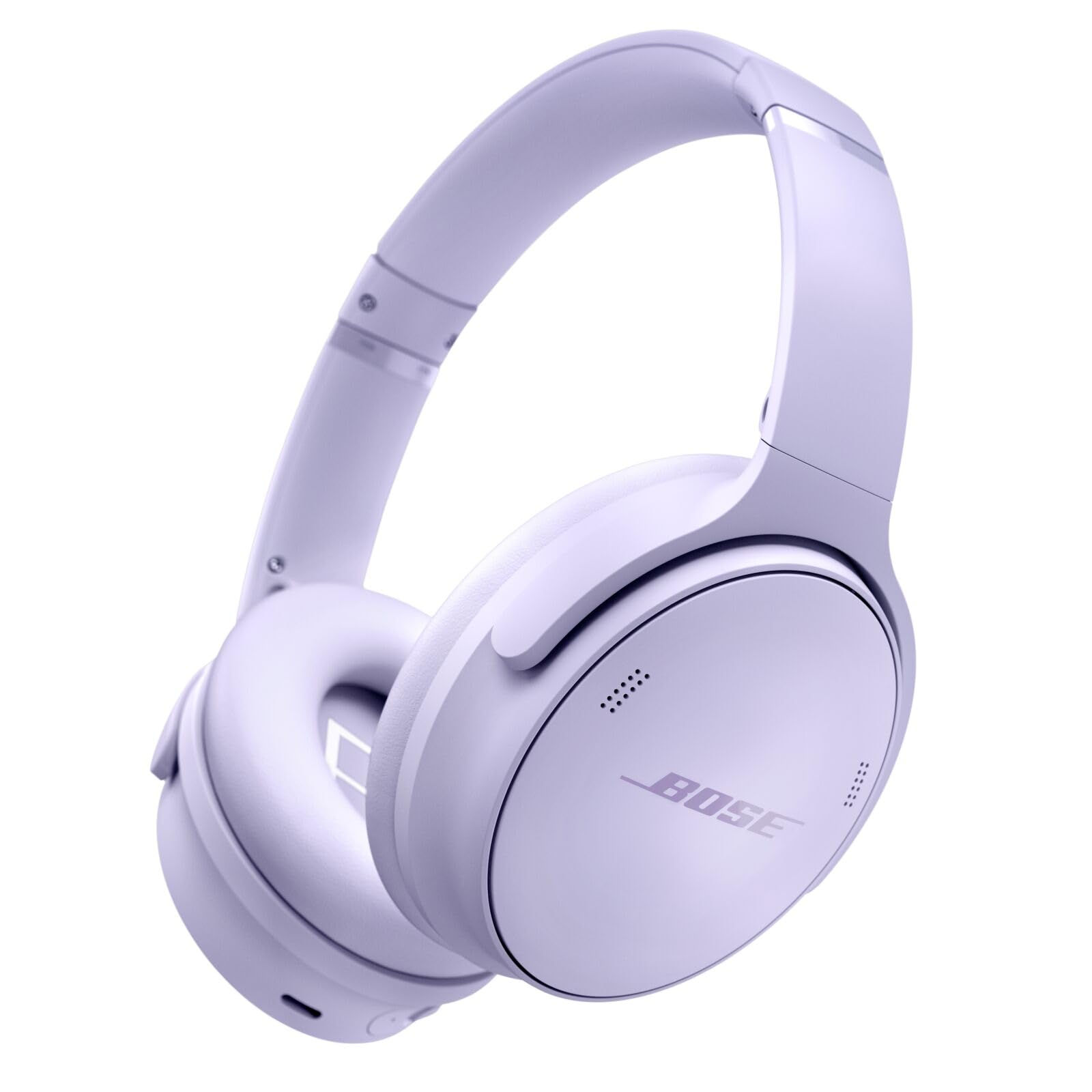 Bose QuietComfort wireless headphones with microphone and noise canceling, Bluetooth over-ear headphones with noise canceling, up to 24 hours of battery life, light lilac - Limited Edition - 884367-1200