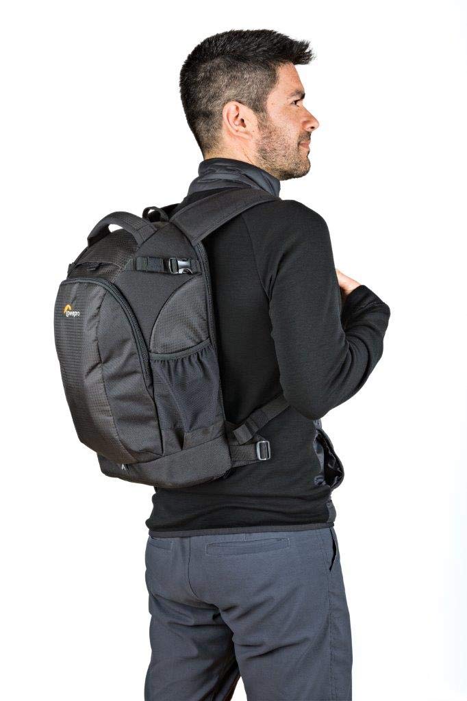 Lowepro Flipside 200 AW II rucsac pentru cameră, potrivit pentru camere mirrorless, drone compacte, DSLR cu obiectiv, obiective suplimentare, negru, LP37125-PWW