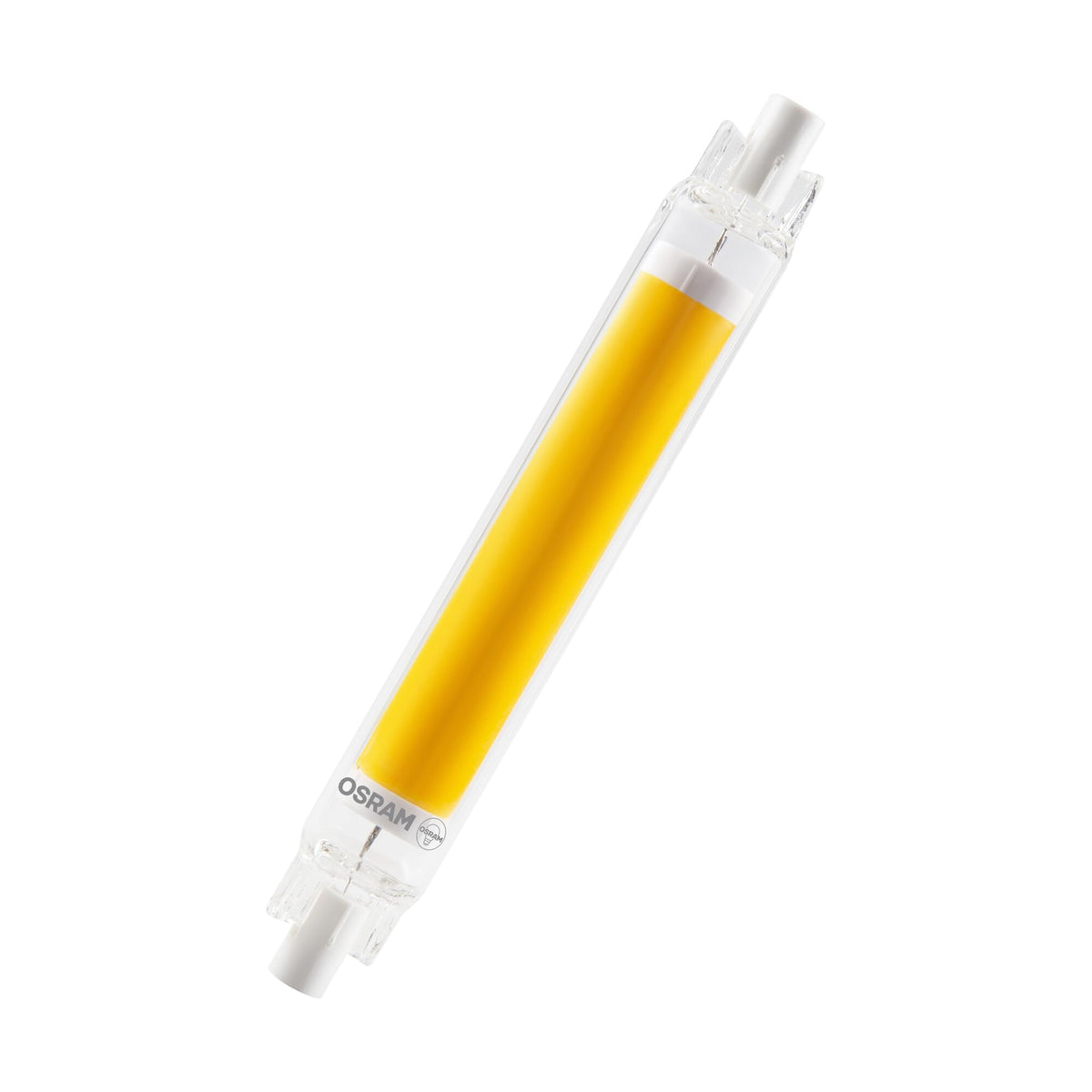 Osram LED Slim Line slim multicolor LED lamp with R7s retrofit base, 8 W / 806 lm, clear, cool white light at 4000 K, non-dimmable, IP20, lead-free glass, 16 mm diameter. - 4058075840515
