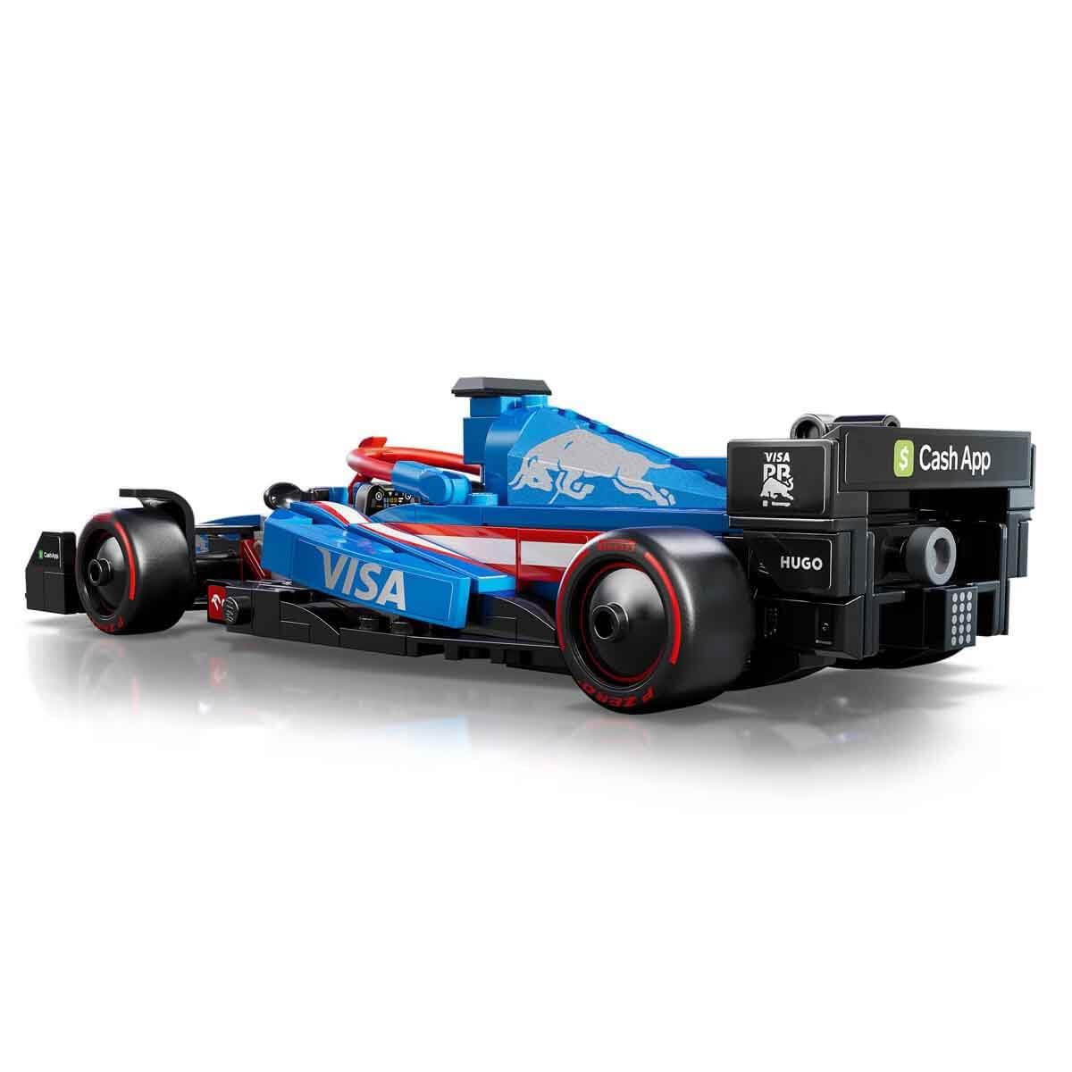 LEGO Speed Champions Visa Cash App RB VCARB 01 F1 racing car - building set with collectible Formula 1 minifigure - buildable model and collector's item - gift for adults and motorsport fans 77246