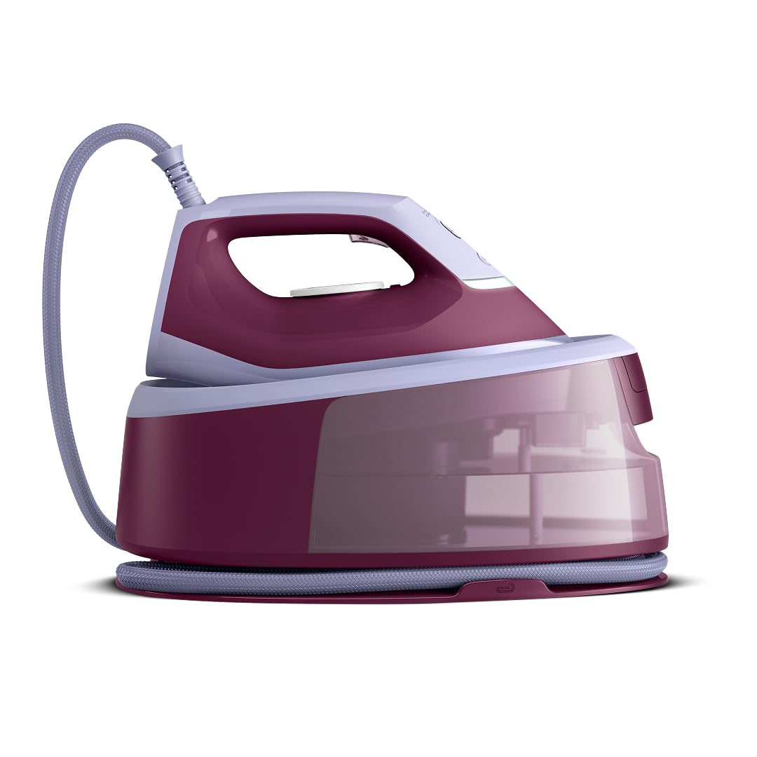 Philips Steam Iron Station Series 3000, Red, 2400W - PSG3001/30