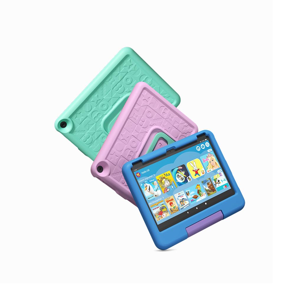 Child-friendly case from Amazon for the Fire HD 10 tablet, green | For children aged 3–7 years | Only compatible with 13th generation tablets (2023) - 53-032986