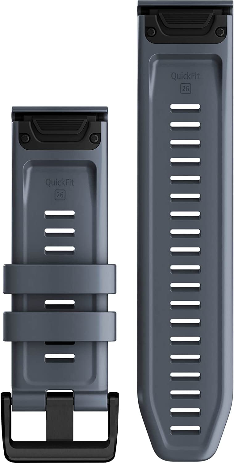 Garmin Quickfit-Brățară 26mm, compatibilă cu anumite modele din seriile fenix, epix, Instinct, Forerunner, Approach, Descent, D2, Quatix și Enduro, Accesorii originale - 010-13117-05