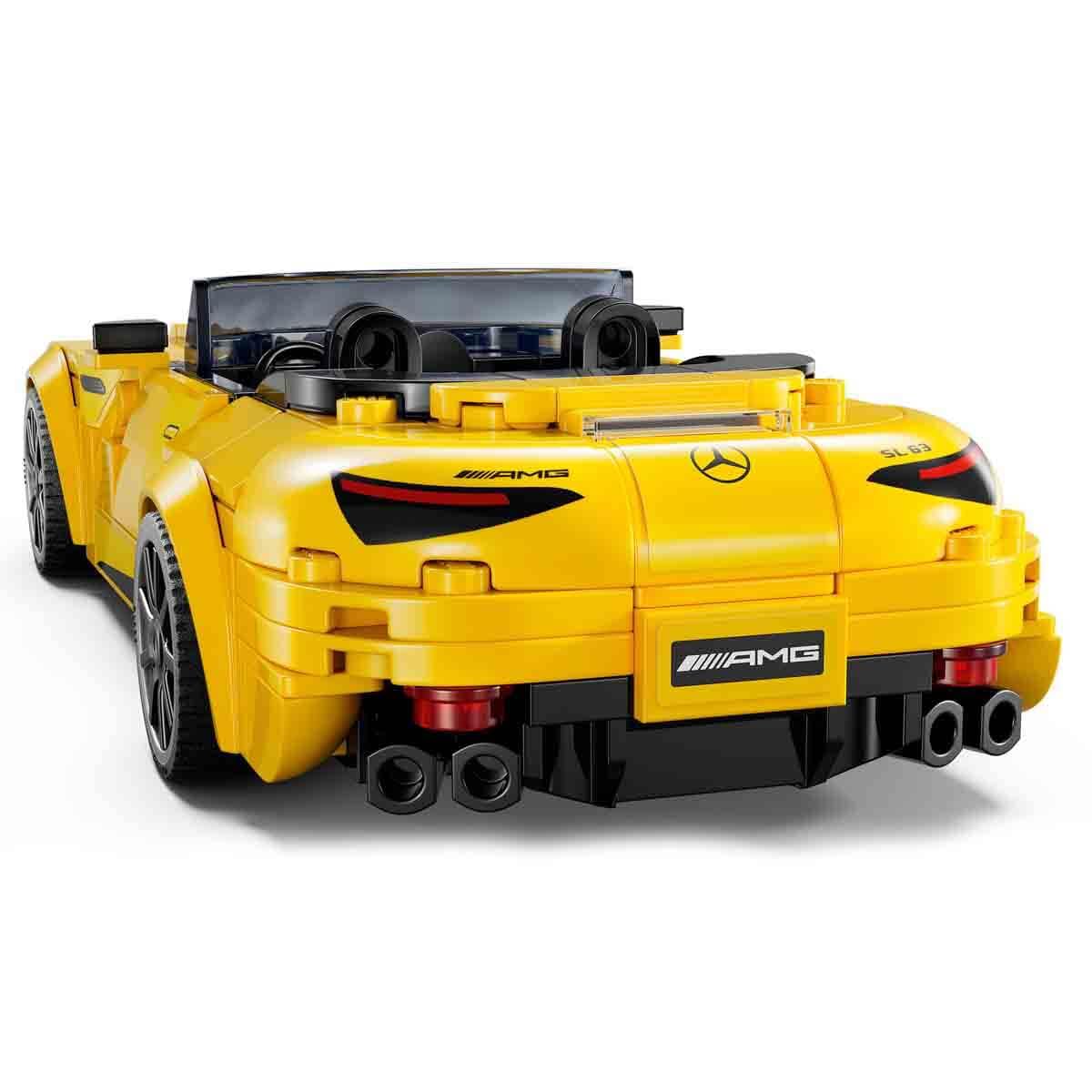 LEGO Speed Champions Mercedes-AMG G 63 & Mercedes-AMG SL 63, building set with 2 toy cars and 2 driver minifigures, gift for boys and girls, model car set, racing car toy 76924