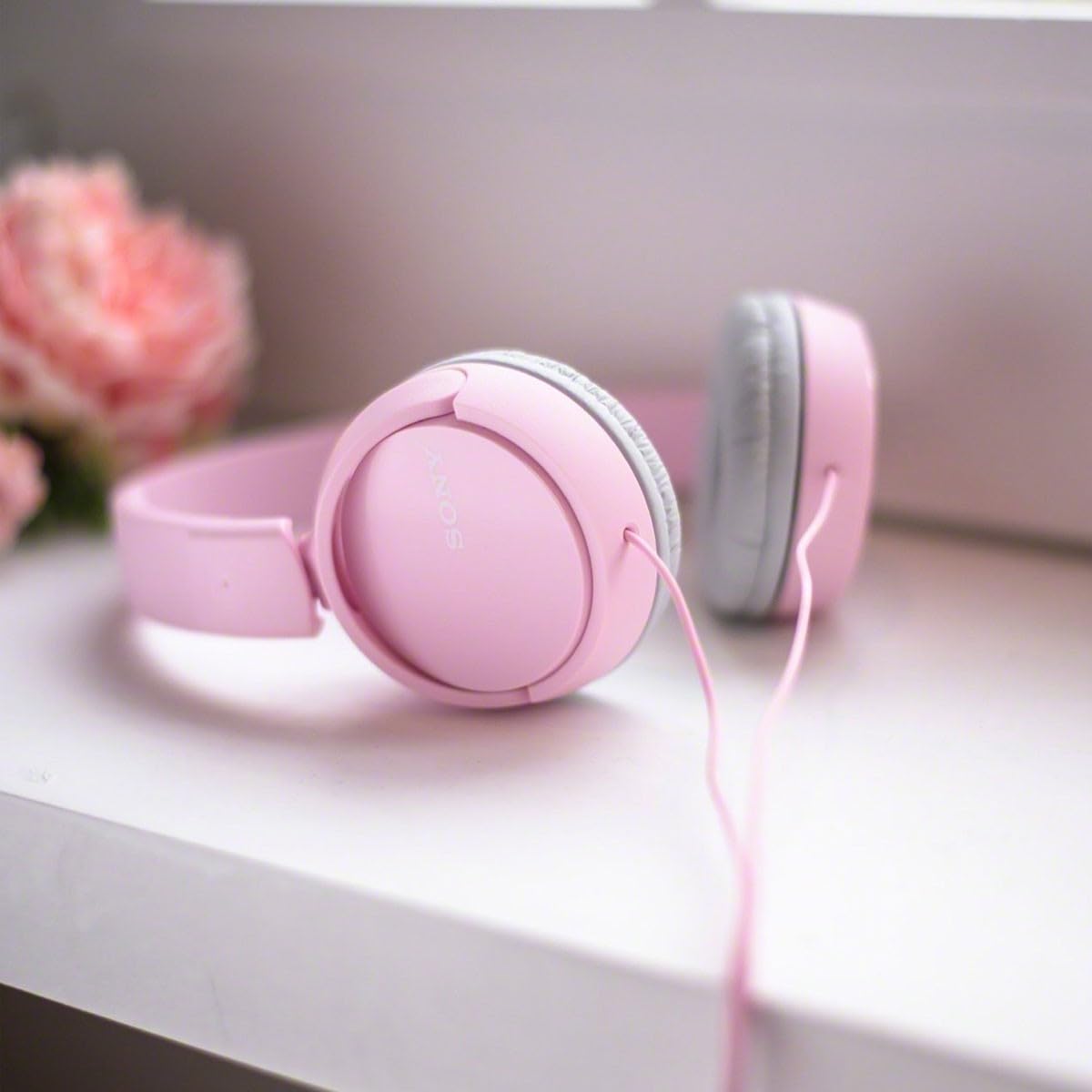 Sony MDR-ZX110 foldable headset headphones, powerful sound, pink, without microphone, 25 - MDRZX110P.AE