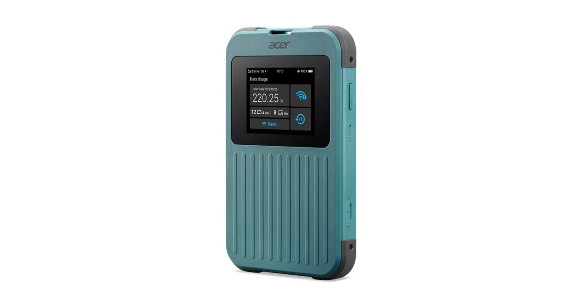 Acer Connect Enduro M4 | Hotspot 5G Wi-Fi | Wi-Fi 6 | 8000 mAh