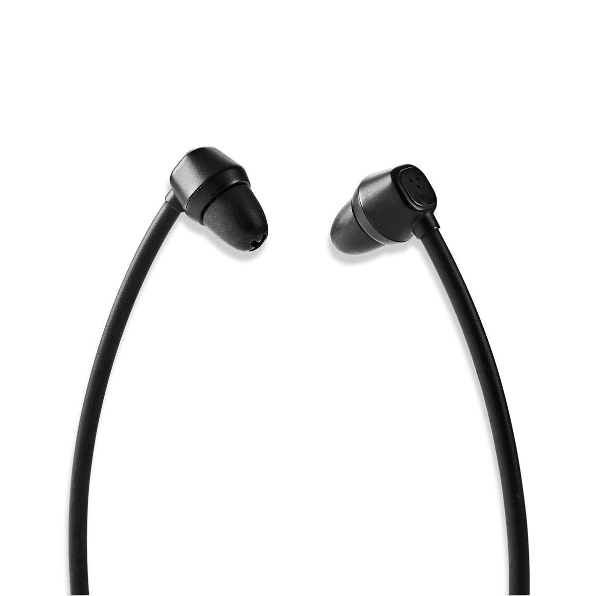 Nedis HPRF010BK Căști TV fără fir - Căști In-Ear RF - Rază de acțiune de 35 m - Acumulator de 200 mAh - Durată de funcționare de 4 ore - Stație de încărcare - Negru