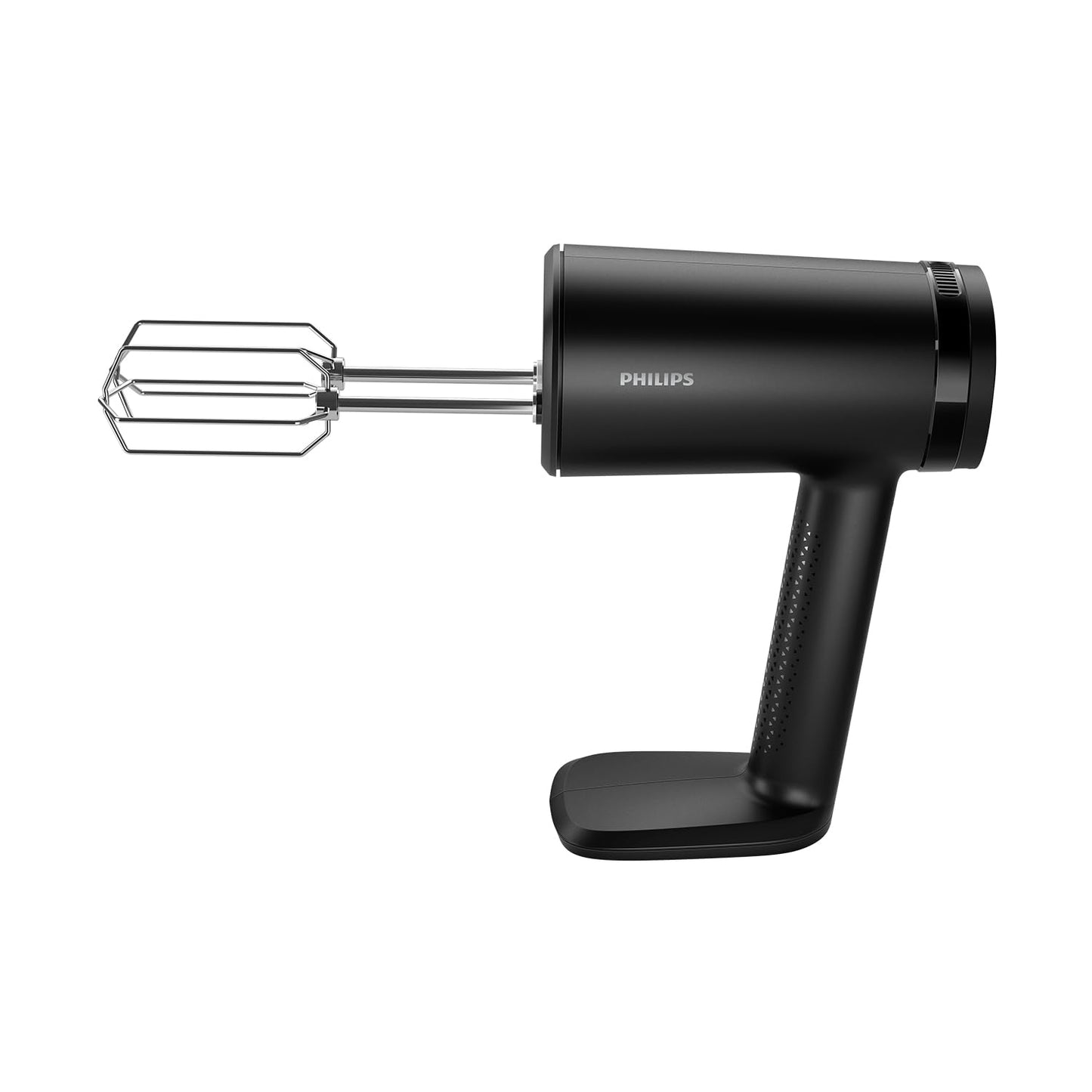 Philips Hand Mixer 5000 Series, 3-in-1 Hand Mixer, Powerful Motor (500W), Smart Storage Cup, 5 Speed Settings, Anti-Splash Protection, Black (HR3781/20)