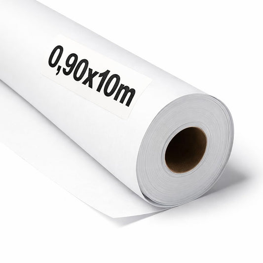 OFITURIA Kraft Paper White - Roll 0.90 × 10 m - 6 Rolls - Packaging Paper and Wrapping Paper - Craft Paper for DIY, Decoration and Sewing Patterns - Tear-Resistant and Easy to Cut - COM620-parent2