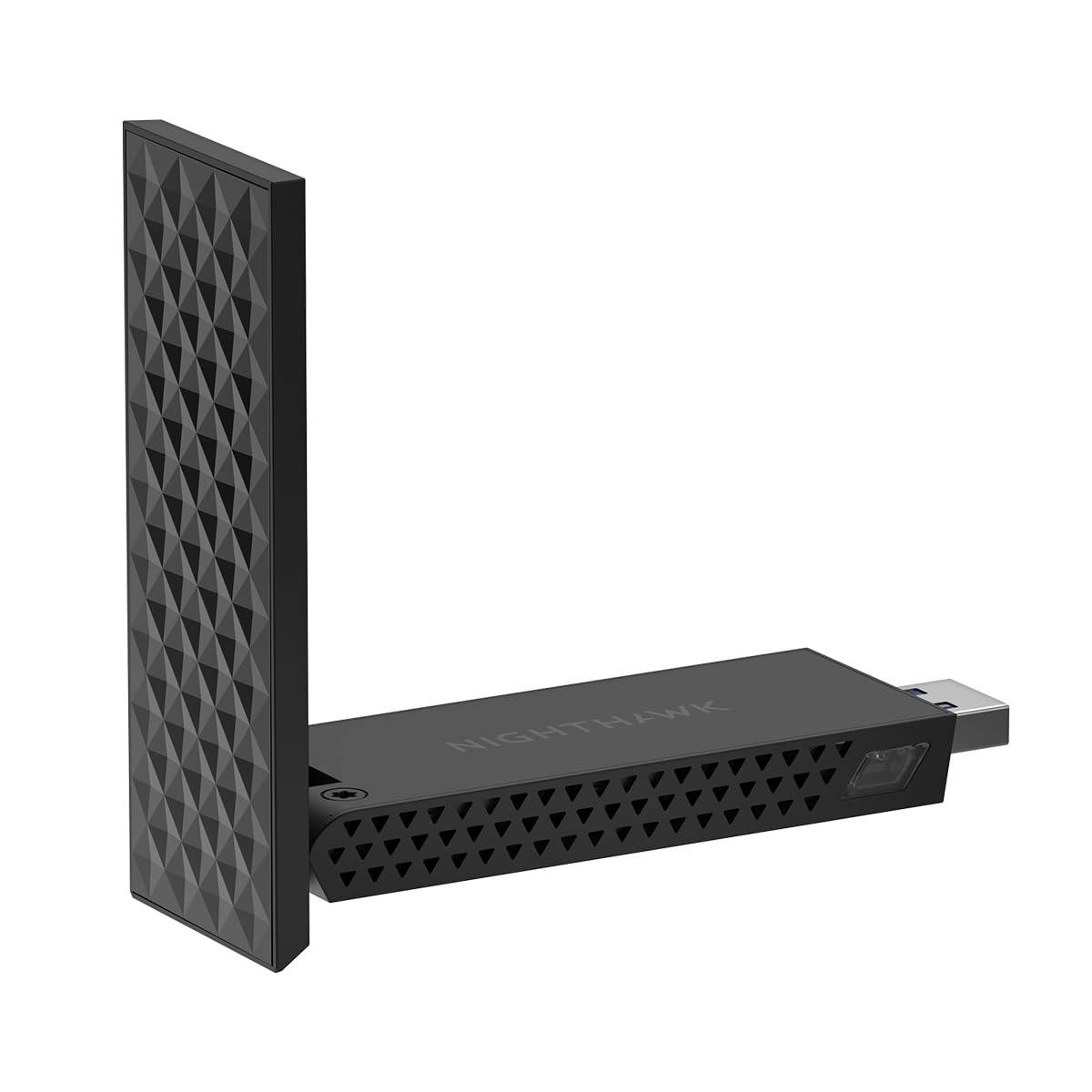 NETGEAR Nighthawk WiFi 7 USB 3.0-Adapter (A8500) – BE5000 Tri-Band Wireless Gigabit Speed (până la 5 Gbit/s) Funcționează cu orice router sau sistem Mesh WiFi 7 sau 6 6E – Pentru PC-uri cu Windows - A8500-100PES