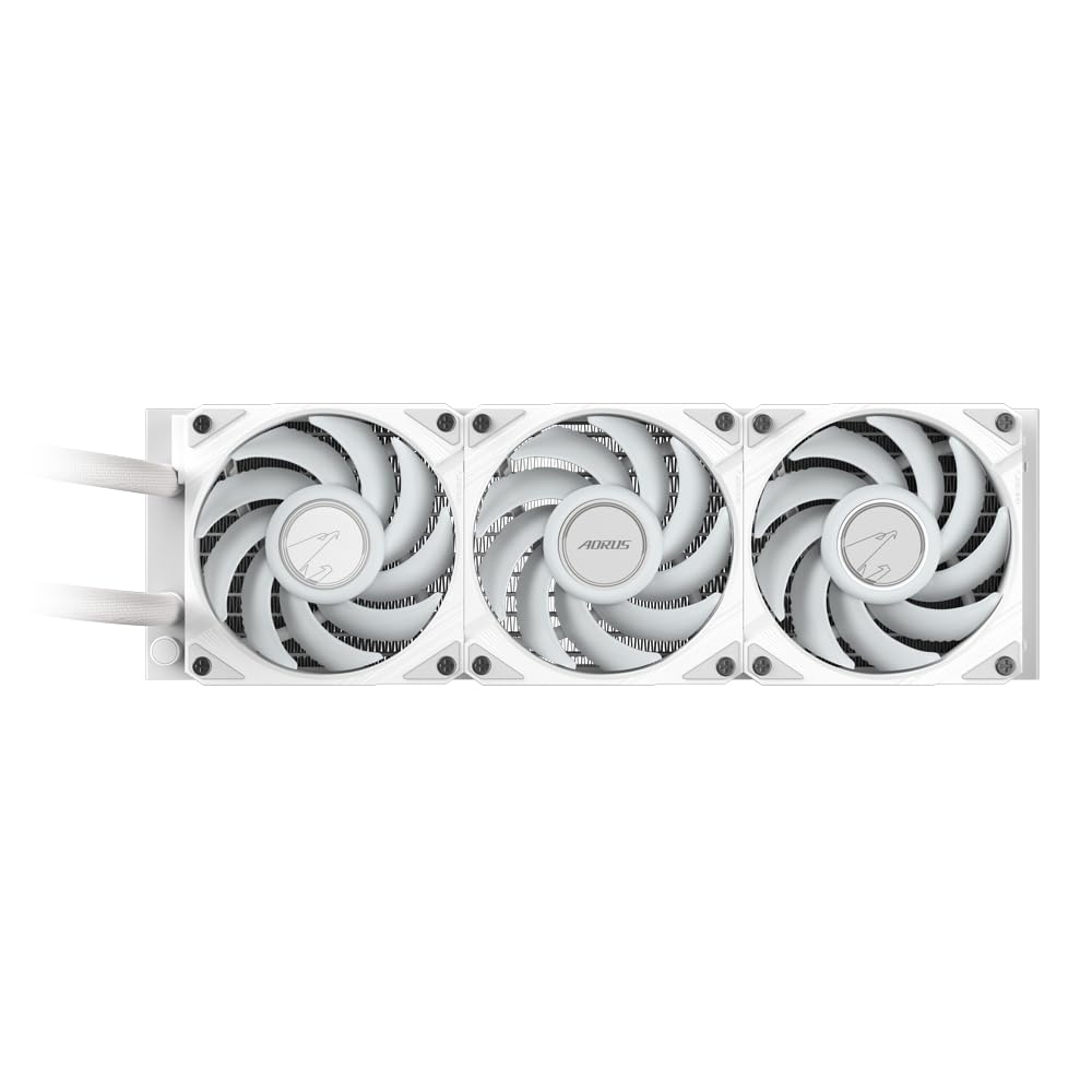 Răcitor de CPU GIGABYTE AORUS WATERFORCE II 360 Ice AIO - 3x120mm ventilatoare ARGB, mecanism de blocare prin glisare, Daisy-Chain, compatibil cu Intel LGA 1851 și AMD AM5 - GP-AORUS