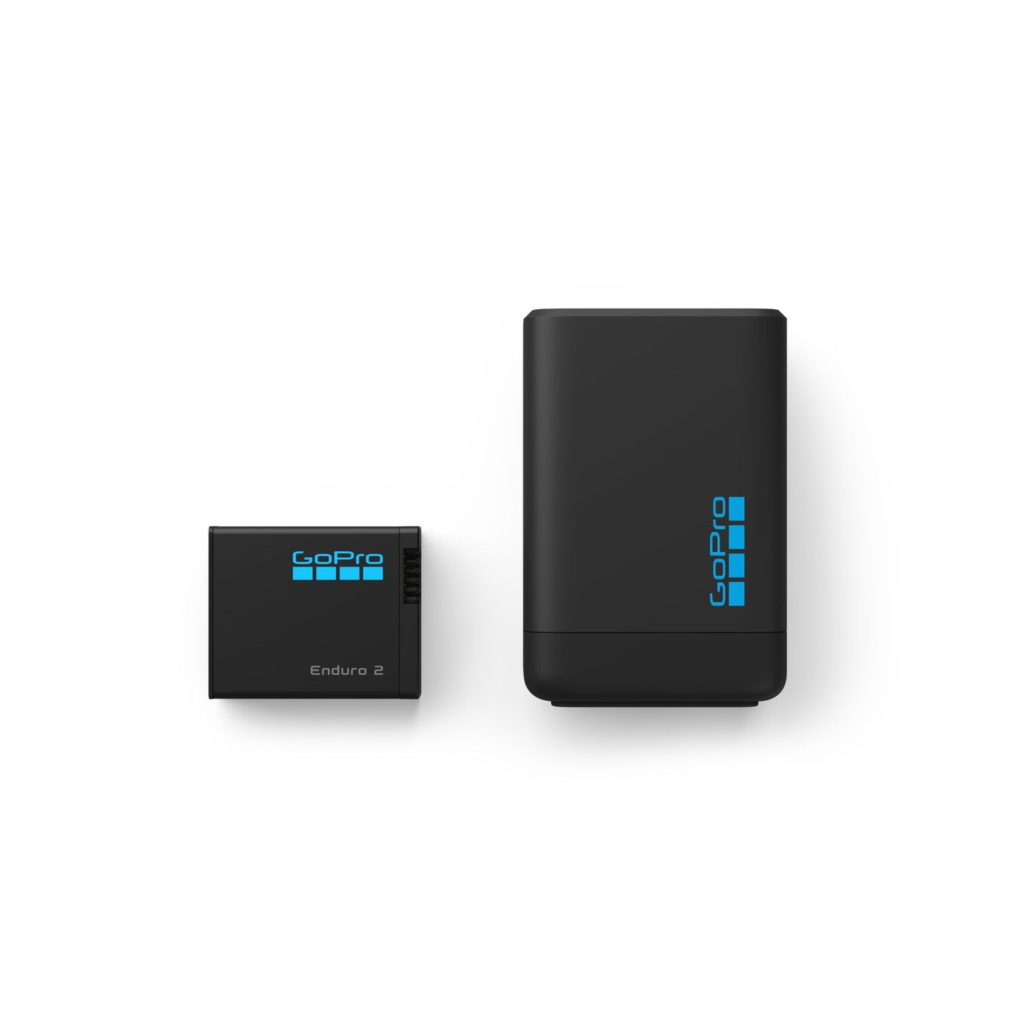 GoPro Dual Battery Charger + Enduro 2 Battery (Mission 1 Series + HERO13 Black) - Official GoPro Accessories - AGDBD-001