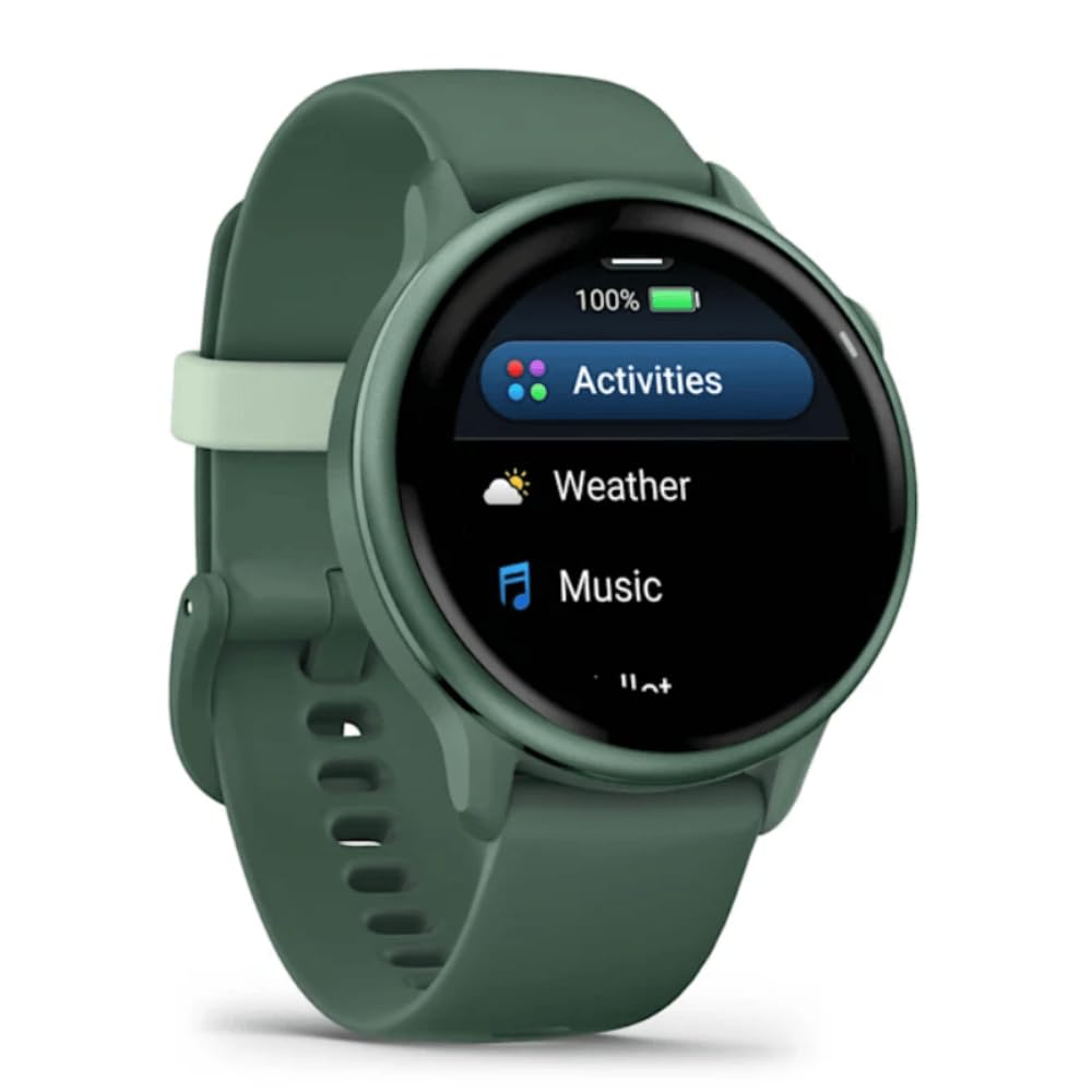 Garmin vívoactive 6 42mm - fitness smartwatch, 1.2" AMOLED touch display, up to 11 days battery life, 80+ sports apps, training options, health functions, smart notifications, GarminPay - 010-02985-02