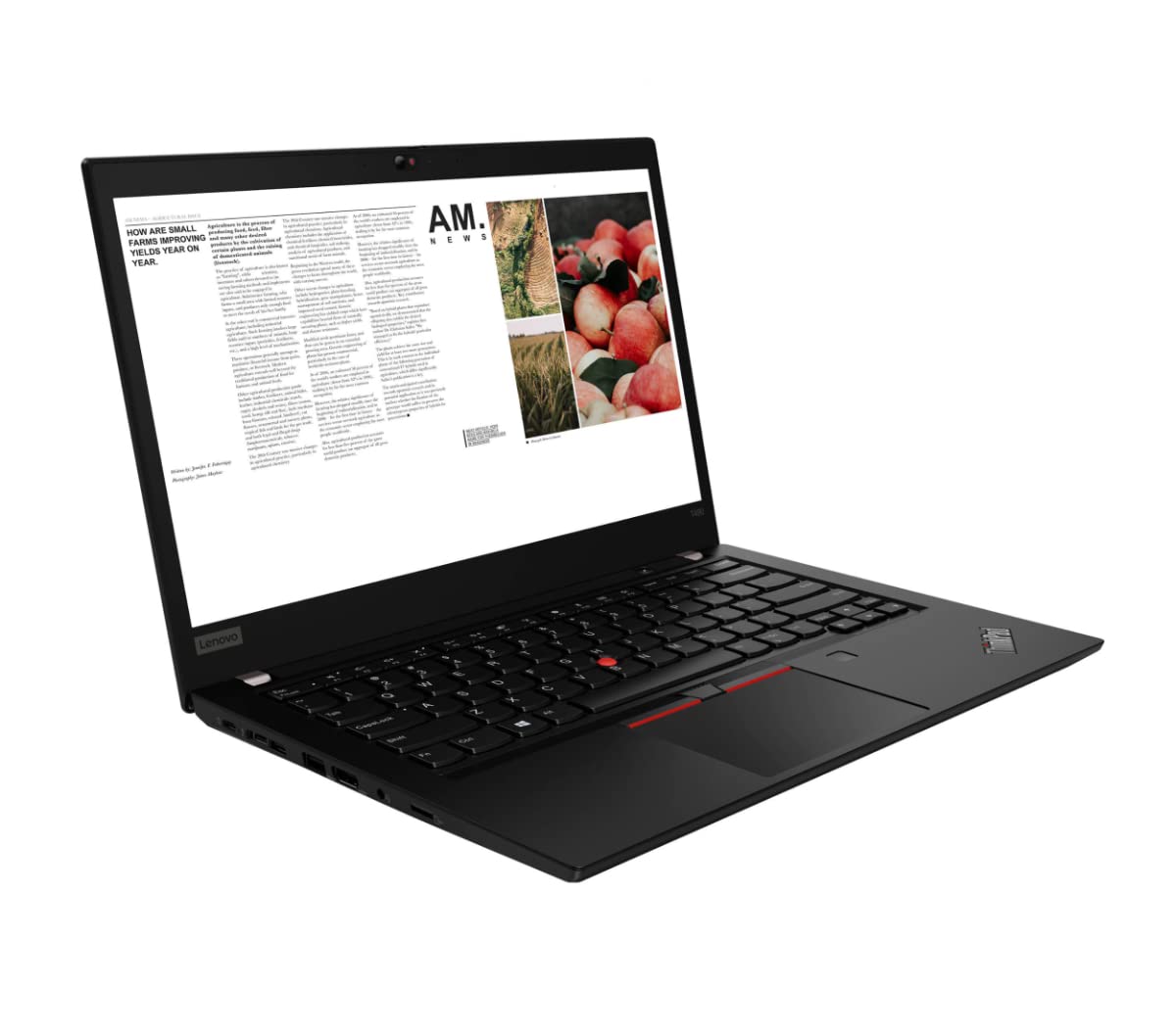 Lenovo ThinkPad T490 14 inch 1920x1080 Full HD Intel Core i5 8265U 256GB SSD hard disk 16GB RAM Windows 11 Pro webcam notebook laptop (recondiționat)