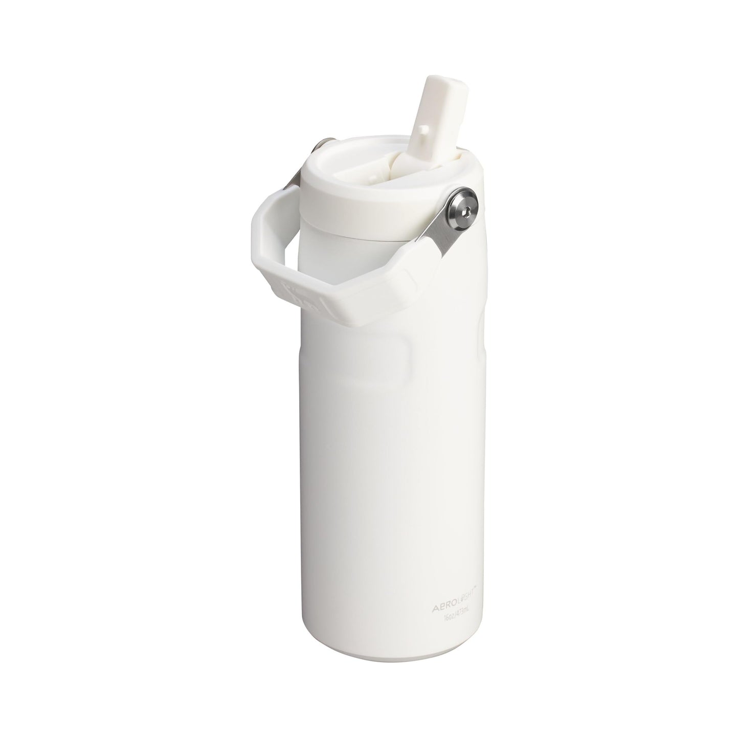 Stanley 1913 Flip Straw drinking bottle with straw 0.47L - Thermo mug Cools for 8 hours - Ice cold for 40 hours - BPA-free - Leak-proof - For cup holders - Dishwasher safe - Frost - 100000112669