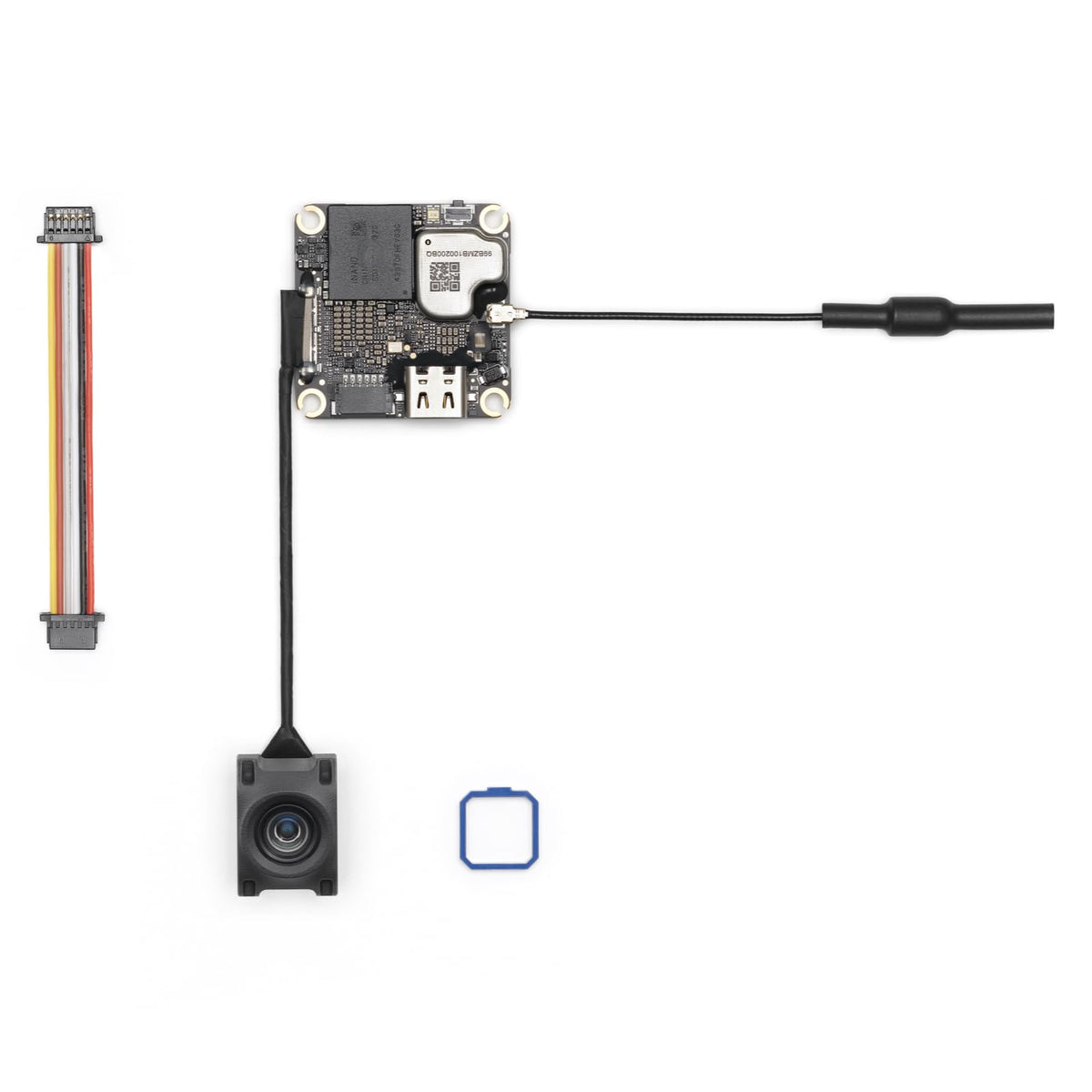 DJI O4 Air Unit for FPV drone, digital transmission system, low latency of 20 ms, maximum range of 10 km, video recording at 4K/60fps, lightweight casing at 8.2 g, 1/2-inch CMOS sensor. - 6941565997395