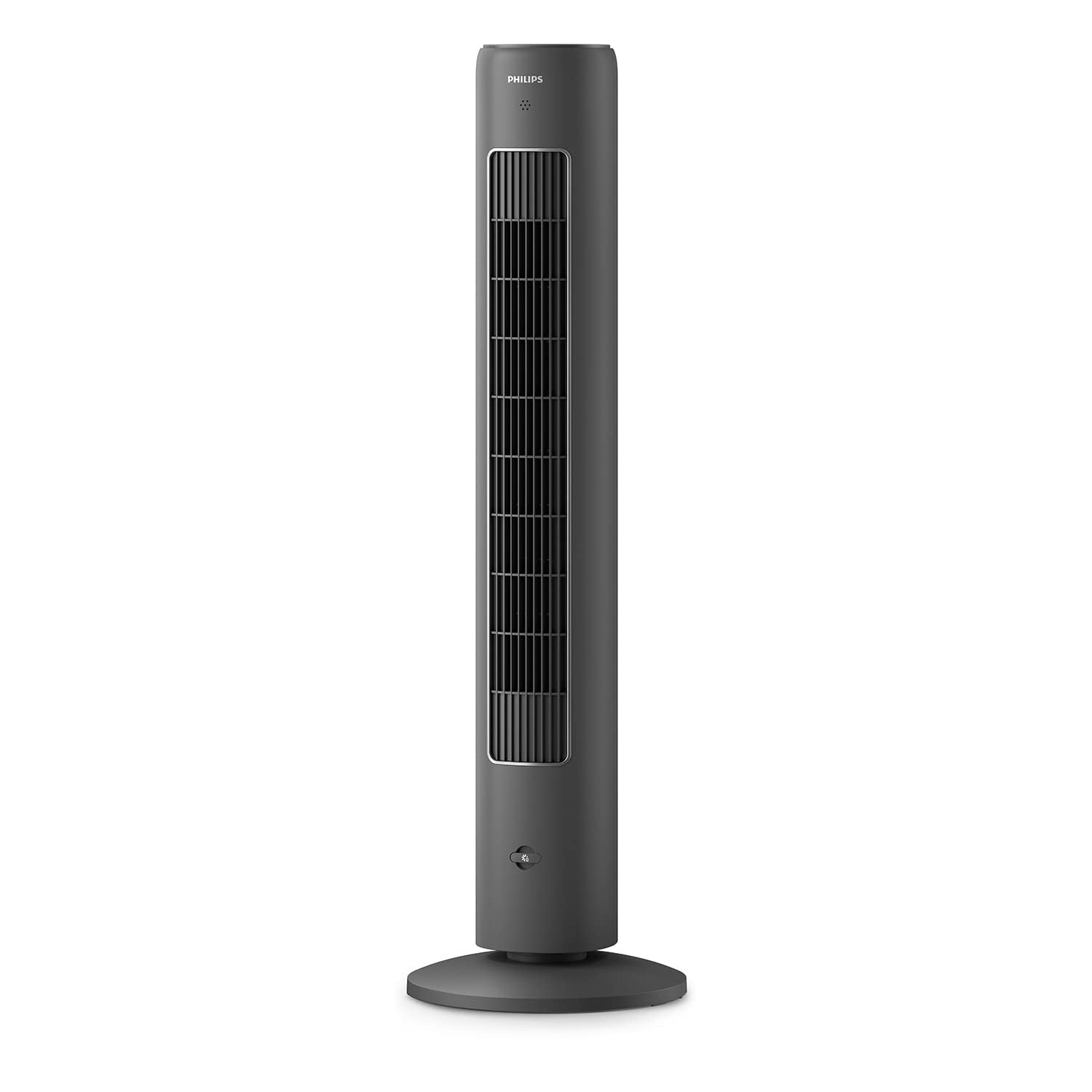 Philips Oscillating Tower Fan 5000 Series 105cm Remote Control Timer 3 Speeds 3 Modes 40W Powerful Quiet Airflow Aroma Diffuser Gray (CX5535/11) - CX5533/11