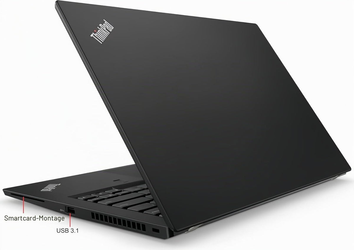 Lenovo ThinkPad T480s Business Laptop, 14-inch FHD Notebook, Intel Core i5-8350U, 8GB RAM, 256GB SSD, US QWERTY Keyboard, Windows 11 Pro (Refurbished)