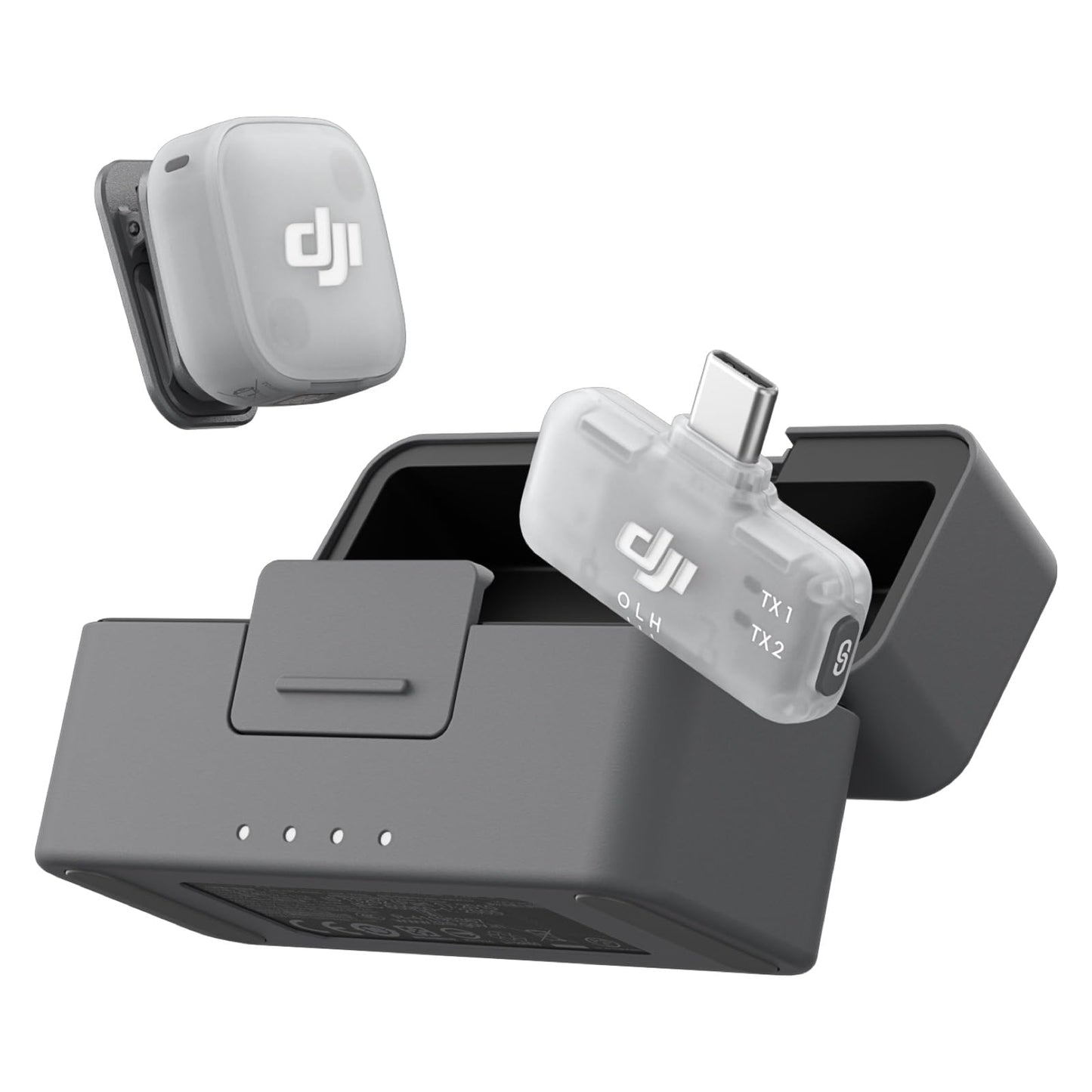 DJI Mic Mini 2 Wireless Microphone 1 TX 1 Mobile RX Charging Case CP.RN.00000533.01