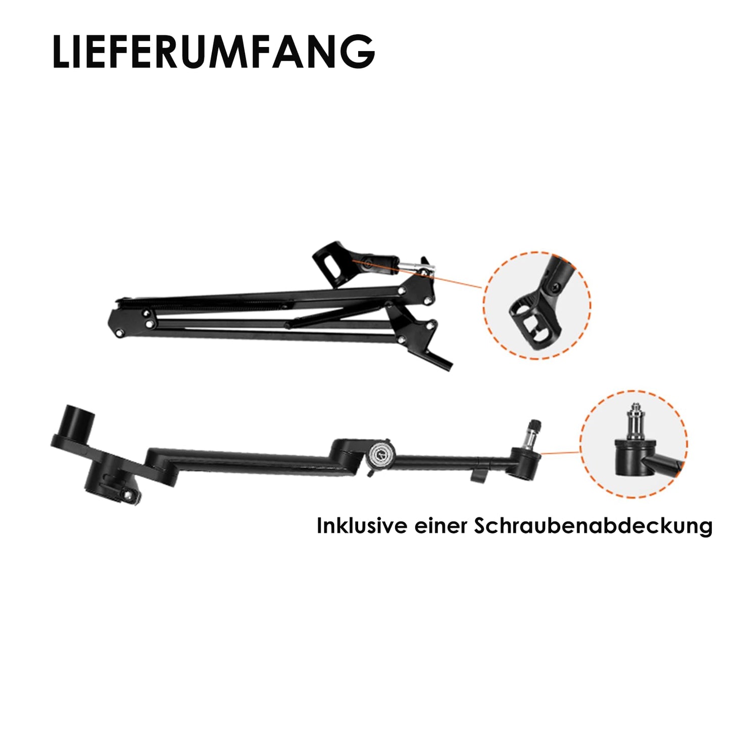 TARION Titanrig Arm Module Y: Camera Table Tripod Overhead Tripod Table Mount Clamp Tripod Flexible Joint Arm Table Mount for DSLR Cameras Ring Lights Webcam Titanrig (Y)