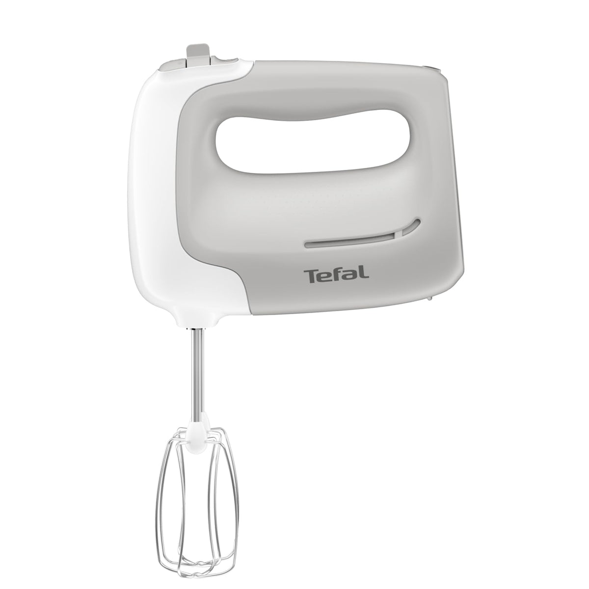 Mixeur à main Tefal Prep'Mix, 450 W, appareil de mixage avec 5 vitesses, 2 fouets et 2 crochets pétrisseurs en acier inoxydable, design ergonomique, accessoires lavables au lave-vaisselle, HT450B