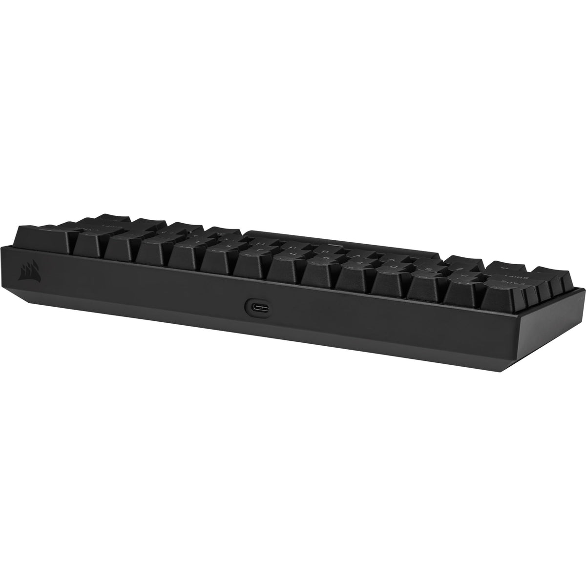 Corsair K65 RGB MINI 60% Tastatur mecanică pentru gaming (Iluminare RGB personalizabilă pentru taste individuale, taste CHERRY MX SPEED, capace de taste PBT Double-Shot, tehnologie AXON) QWERTZ, Negru - CH-9194014-DE