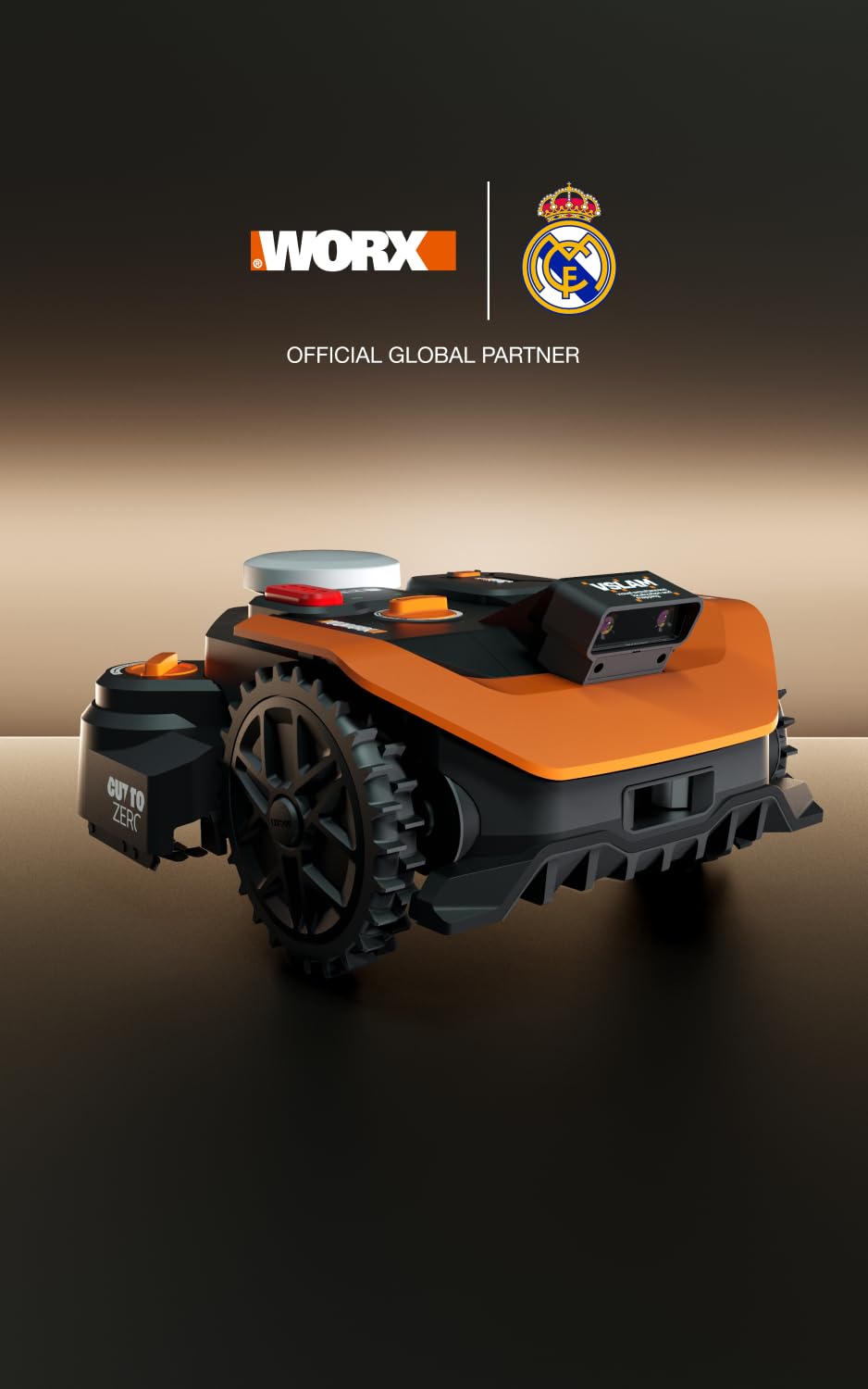 Worx Vision Cloud WR308E, 2WD Robotic Mower without Boundary Wire, 800 m²