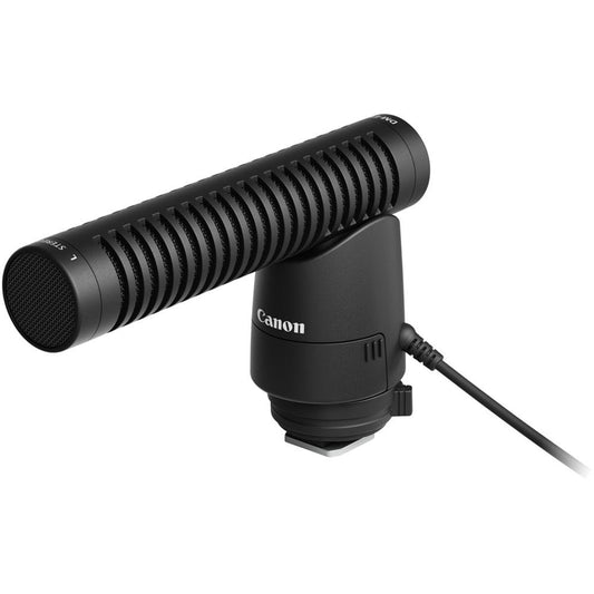 Canon DM-E1 Microfon stereo extern (Cu un interval de frecvență larg, sensibilitate ridicată, potrivit pentru camerele EOS), 1429C001, Negru