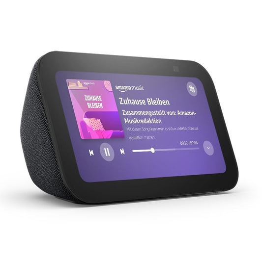 Echo Show 5 (Latest Generation) | Compact smart touchscreen to control your smart home and more | Anthracite, with Alexa+ Early Access - H97N6S