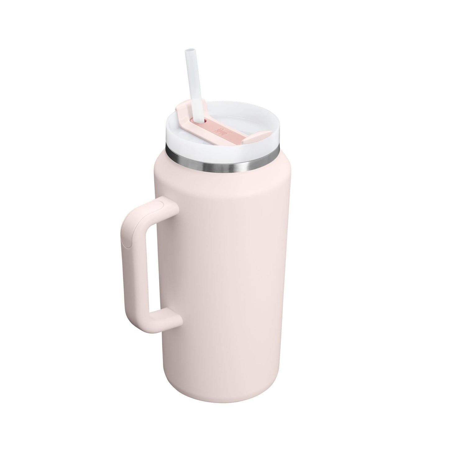 STANLEY 1913 Quencher H2.0 FlowState drinking bottle with straw 1.9L - Thermo mug Cools for 15 hours - 60 hours Ice cold - Dishwasher safe - Thermos bottle BPA free - Drinking cup - Rose Quartz - 100000112504