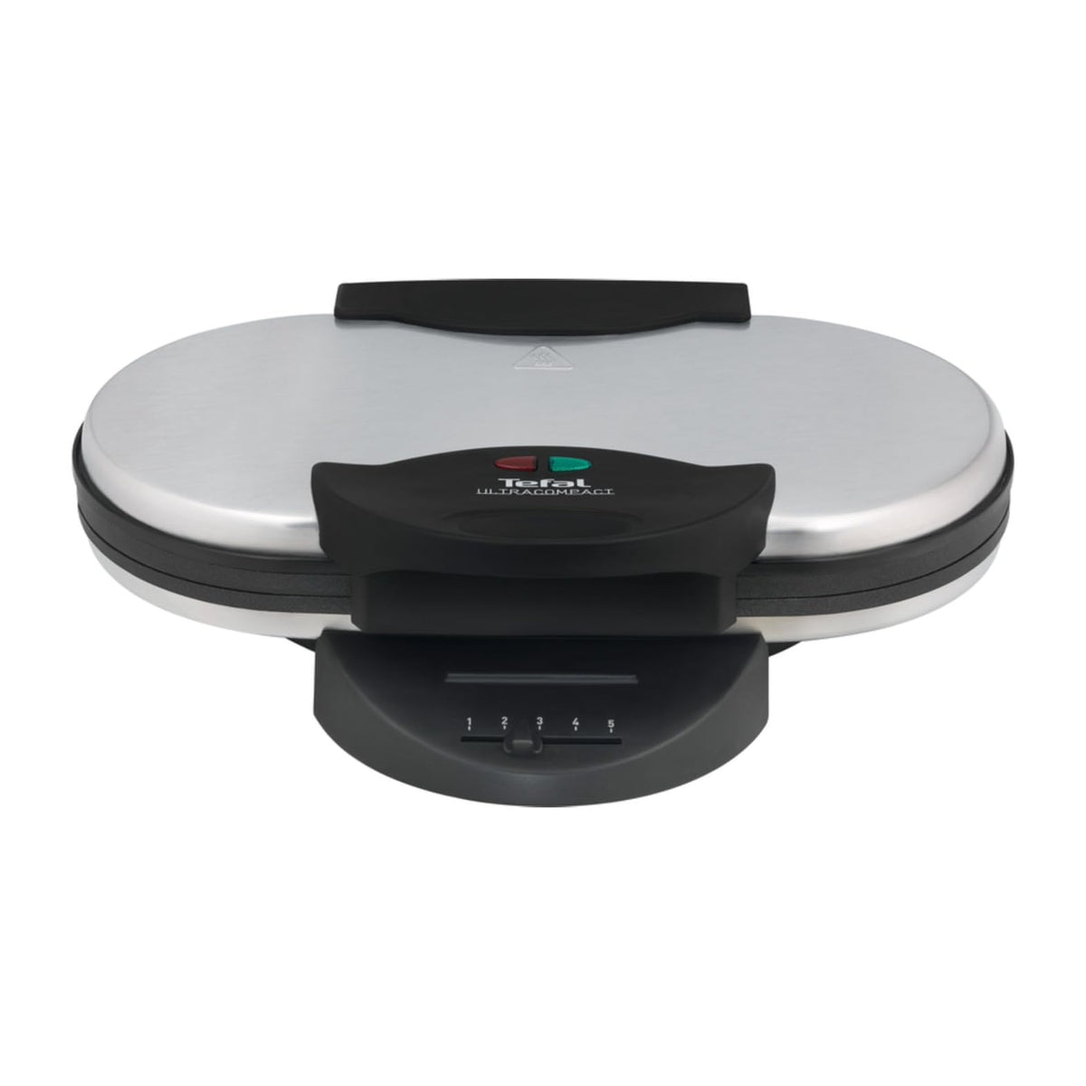 Tefal Double Heart Waffle Maker WM311D, infinitely adjustable temperature control for desired browning, non-stick plates, batter-catching device, 1200W, 37 x 11.4 x 28.5 cm