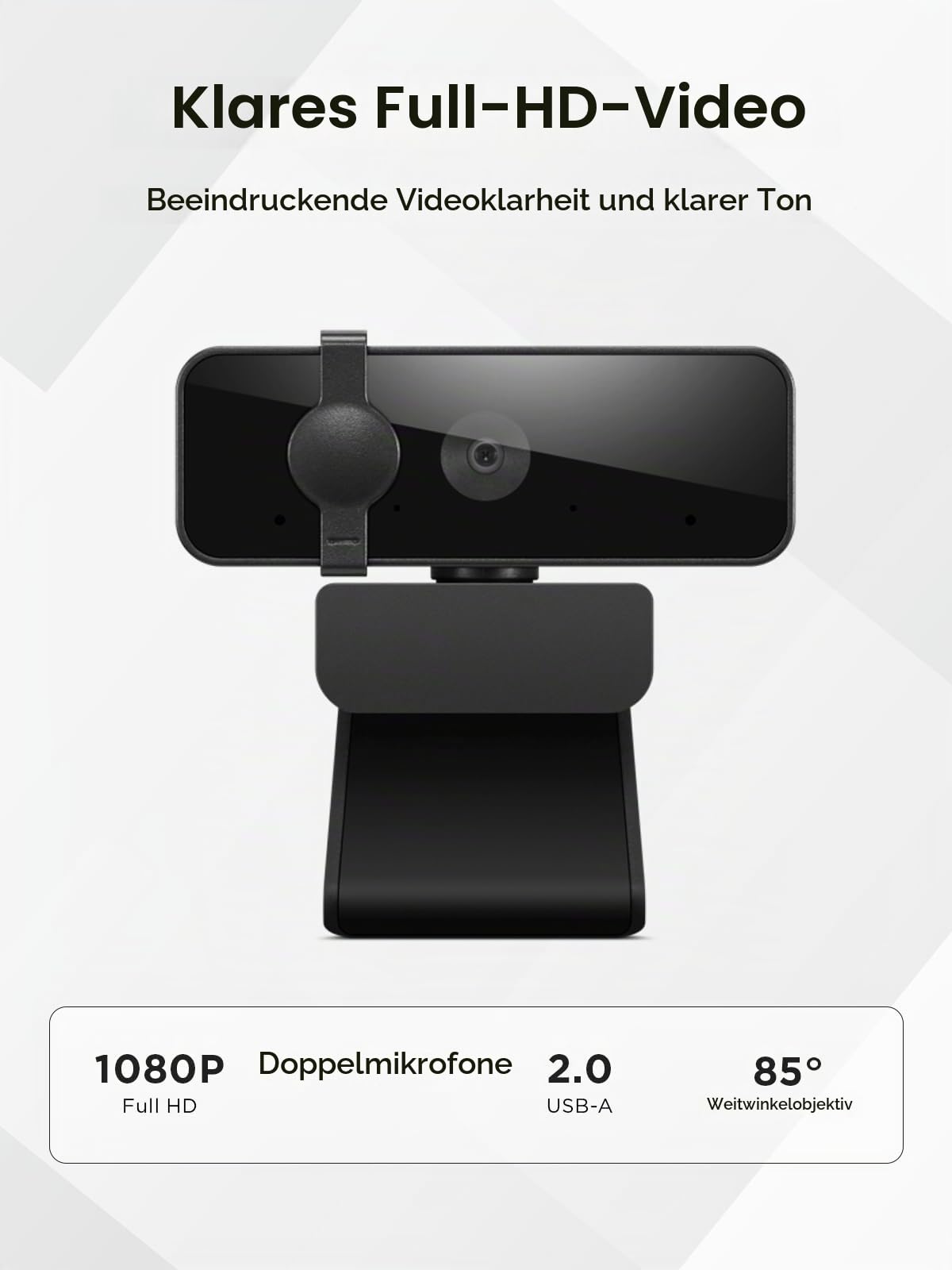 Lenovo Essential Fhd Gen2 Webcam 1920 X 1080 Pixels USB 2.0, 4XC1S15018