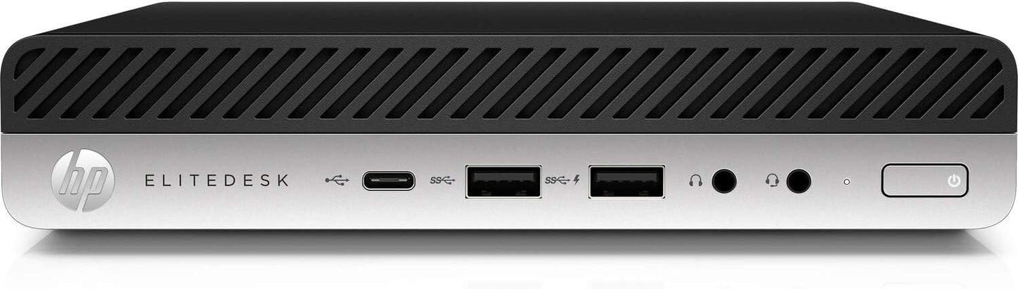 HP EliteDesk 800 G5 Mini Desktop PC, Intel Core i5-9500T, 8GB RAM, 256GB SSD, WiFi, Bluetooth, without keyboard and mouse, Windows 11 Pro (refurbished)