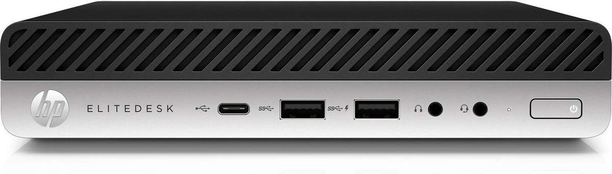 HP EliteDesk 800 G5 Mini Desktop PC, Intel Core i5-9500T, 16GB RAM, 256GB SSD, WLAN, Bluetooth, US layout, Windows 11 Pro (refurbished)